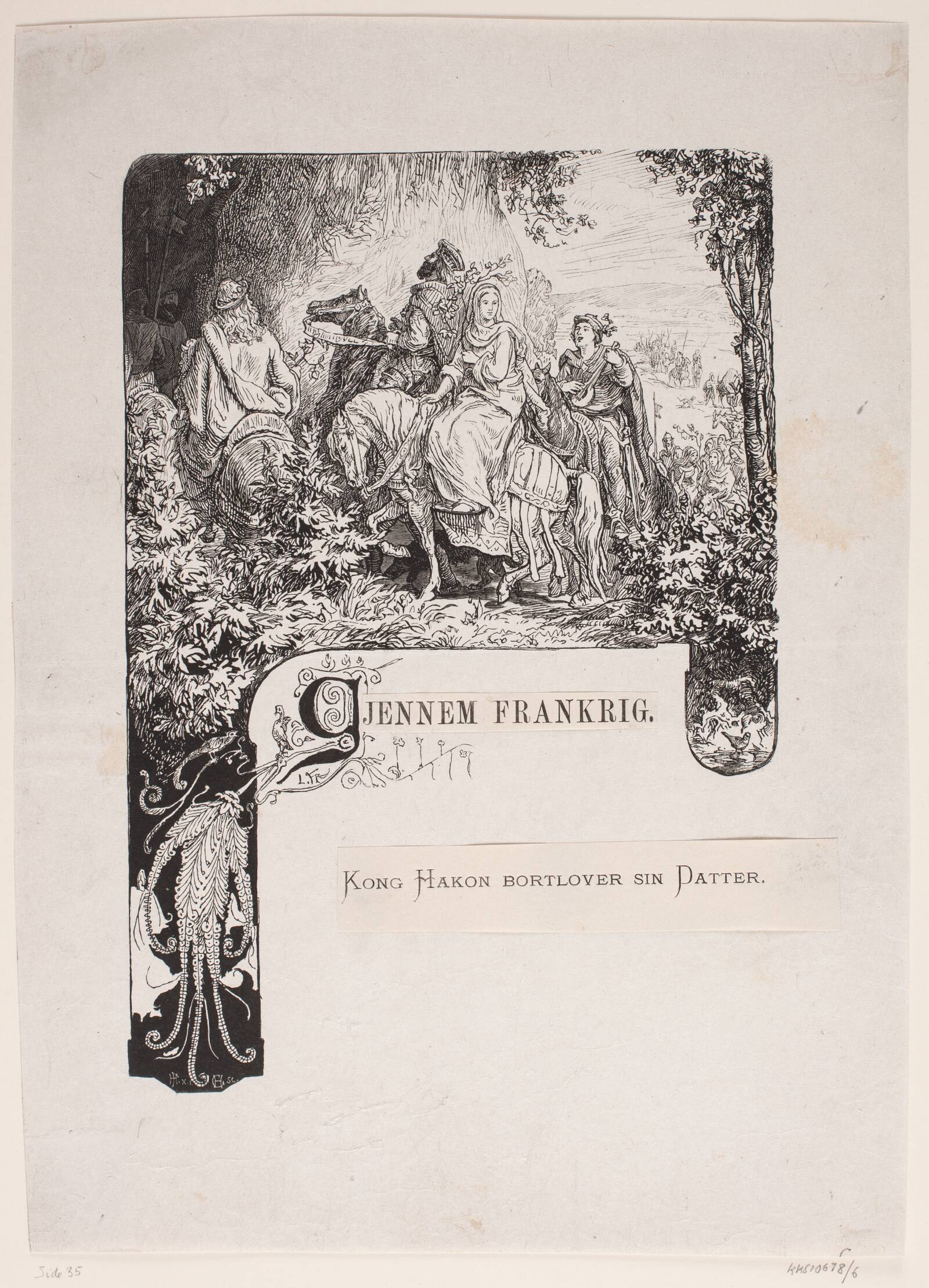 Gennem Frankrig, Ubekendt, 1878