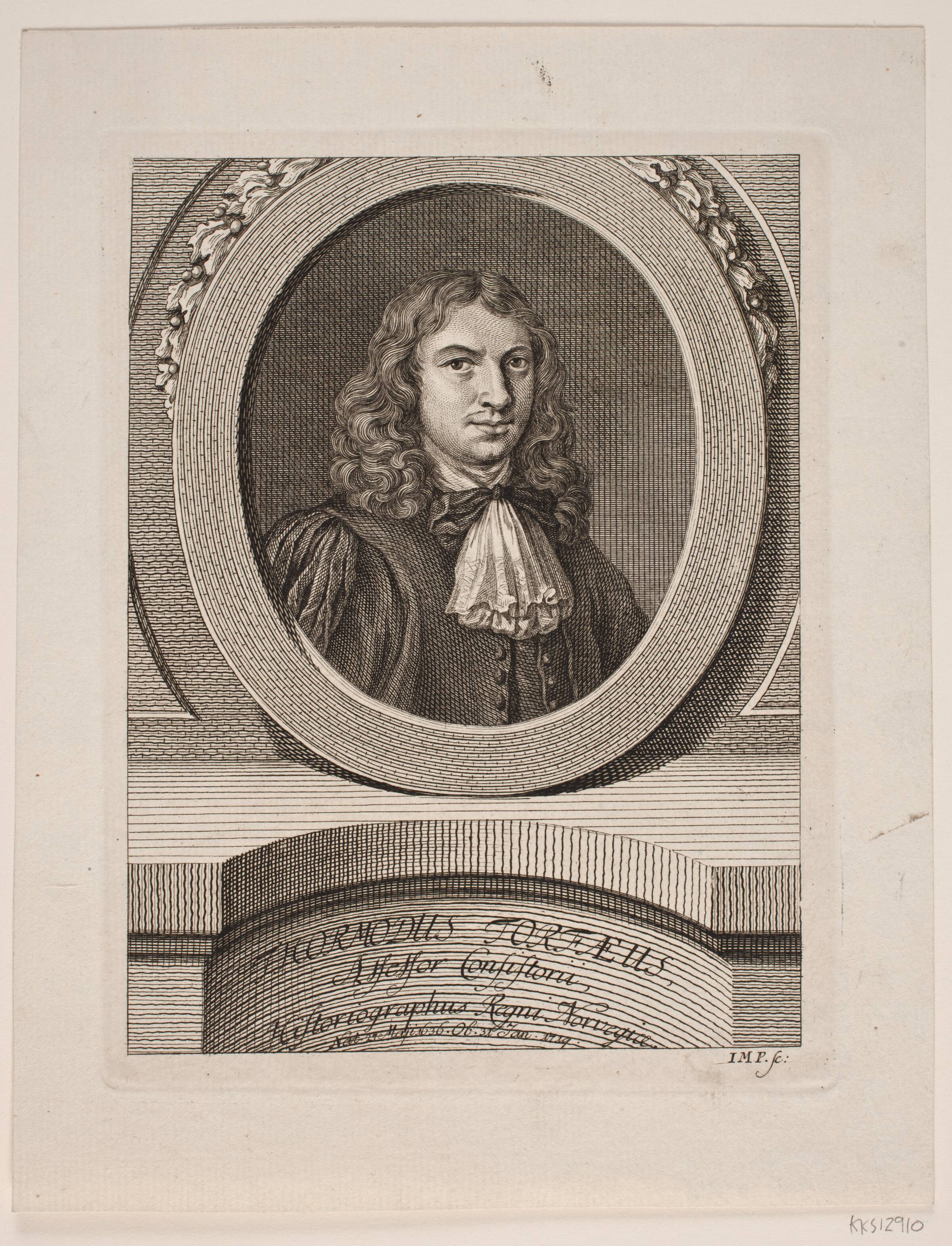 Thormod Torfæus. Titelkobber til Torfæana 1777, J.M. Preisler, 1715-1794