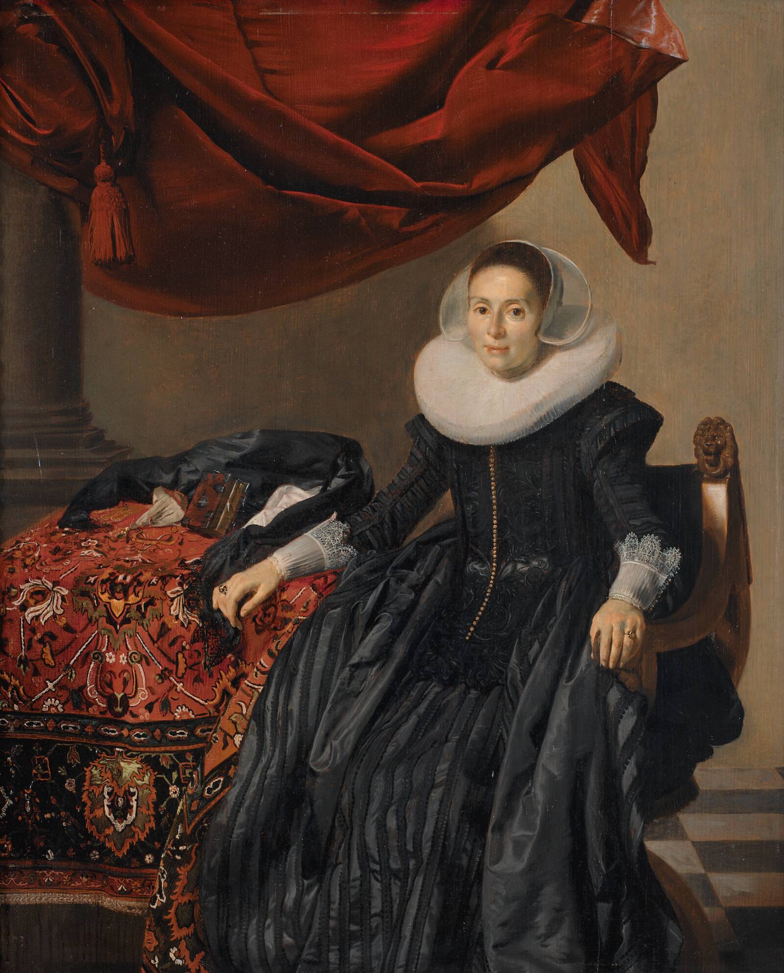 Portræt af en ung kvinde, Thomas de Keyser, 1631