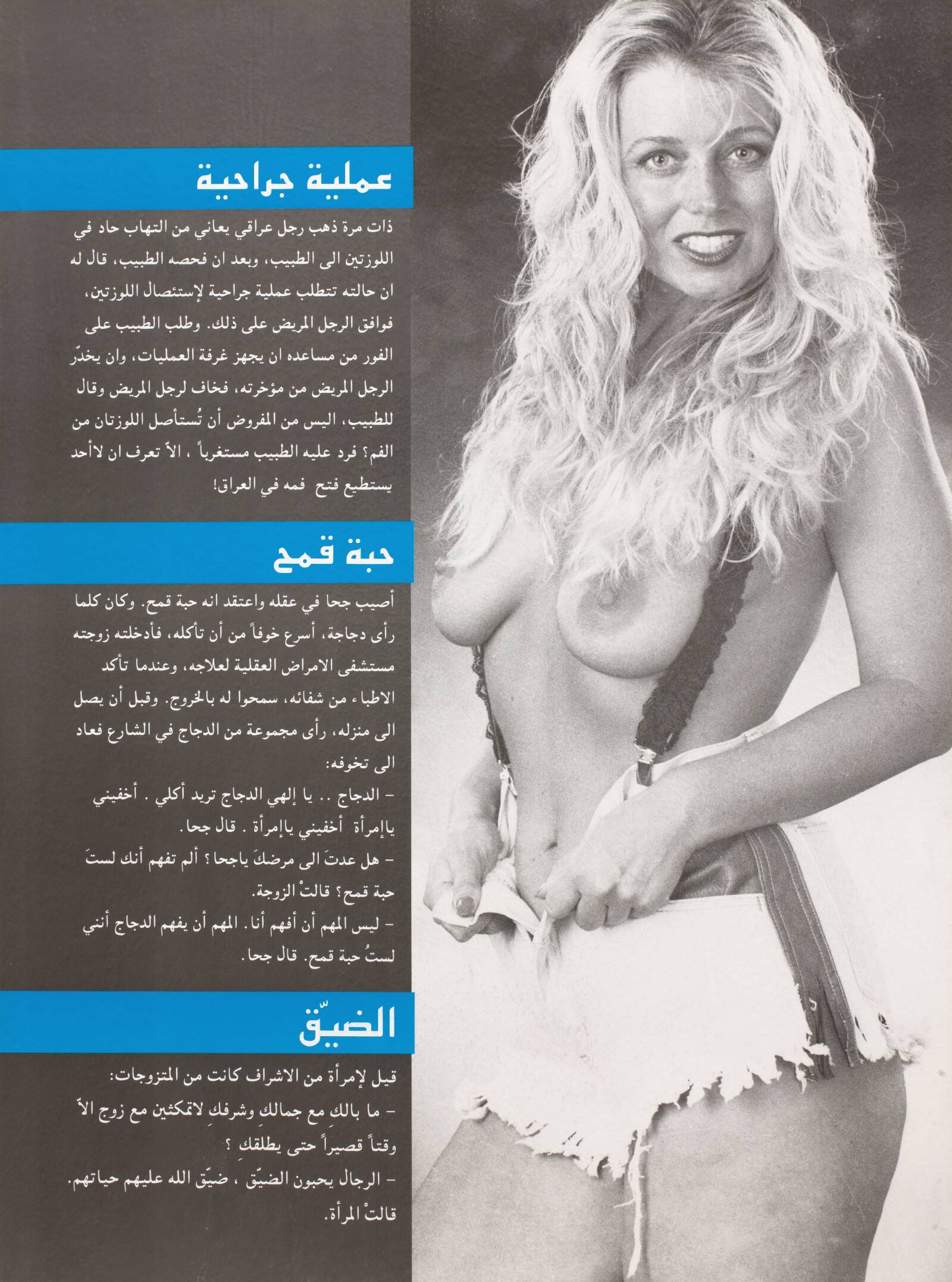 Arabic Jokes, Jens Haaning, 1996