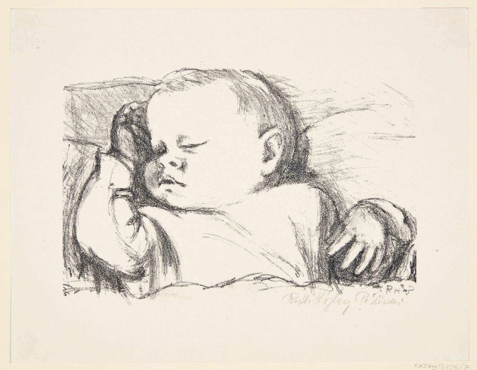 Sovende barn, Ruth Højbjerg-Pedersen, 1944