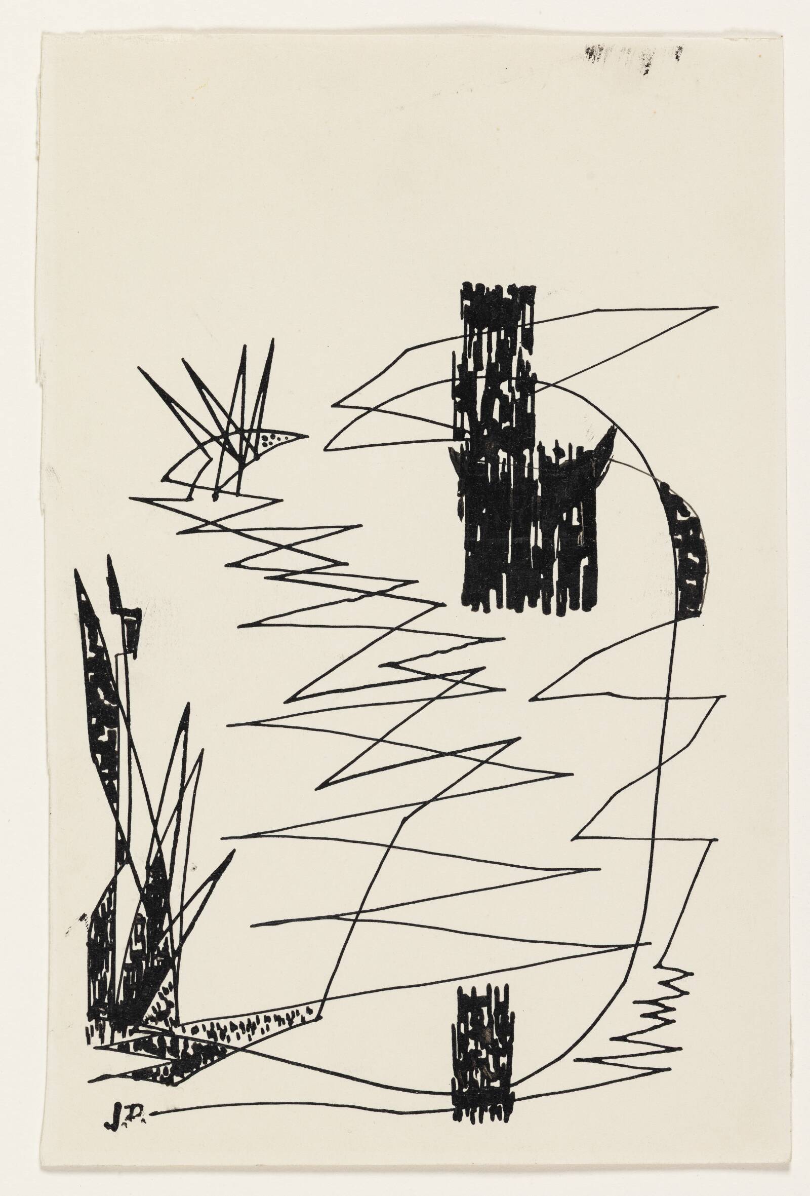Komposition, Jean Deyrolle, 1962