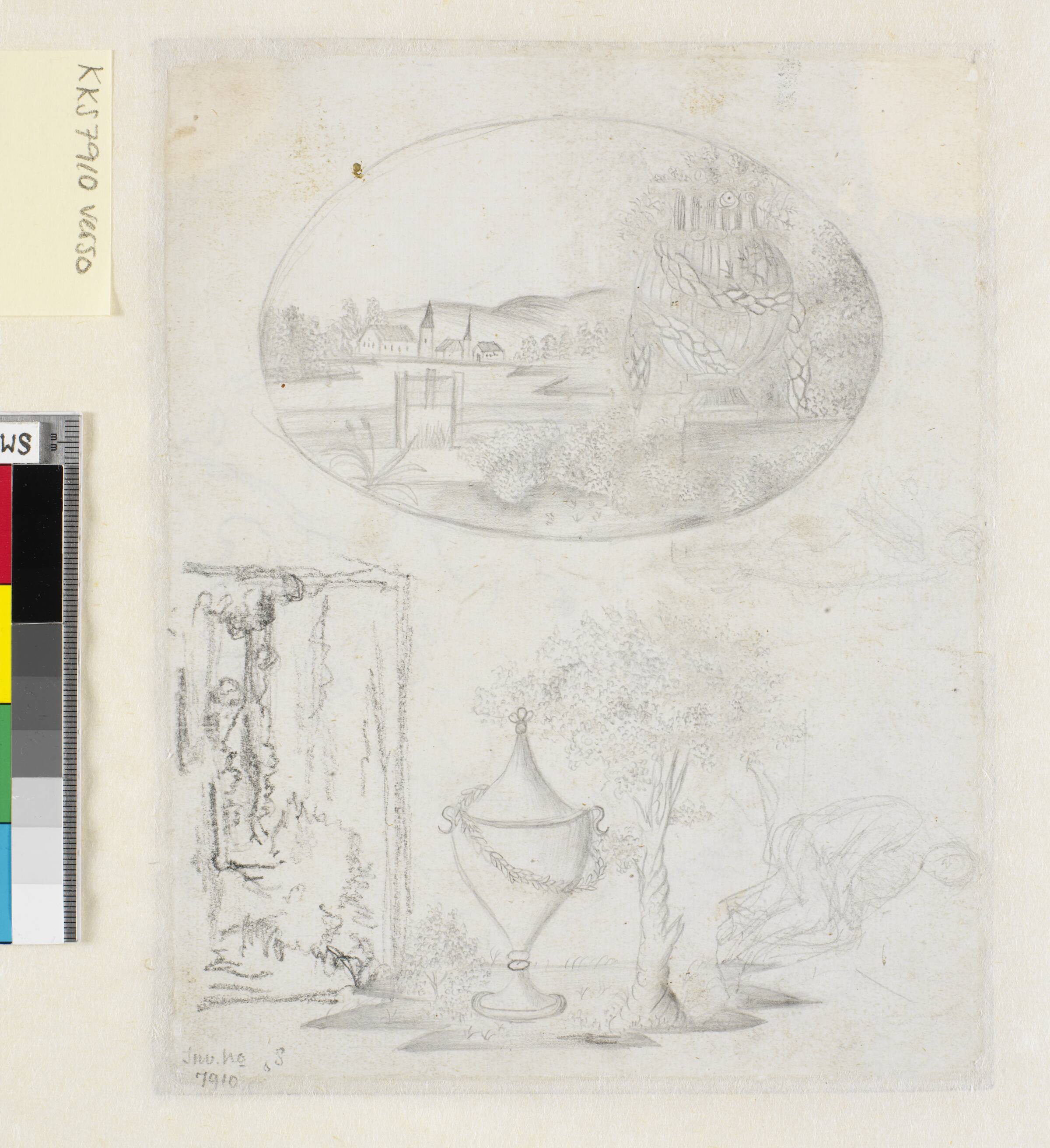Forskellige udkast af dekorativ art, Dankvart Dreyer, 1831-1852