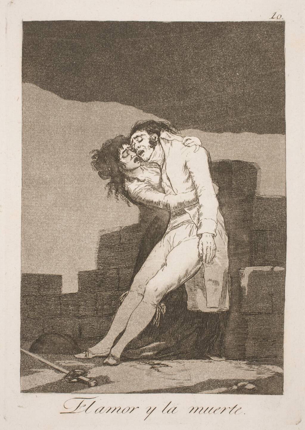 Døden og kærligheden, Francisco de Goya, 1797-1798