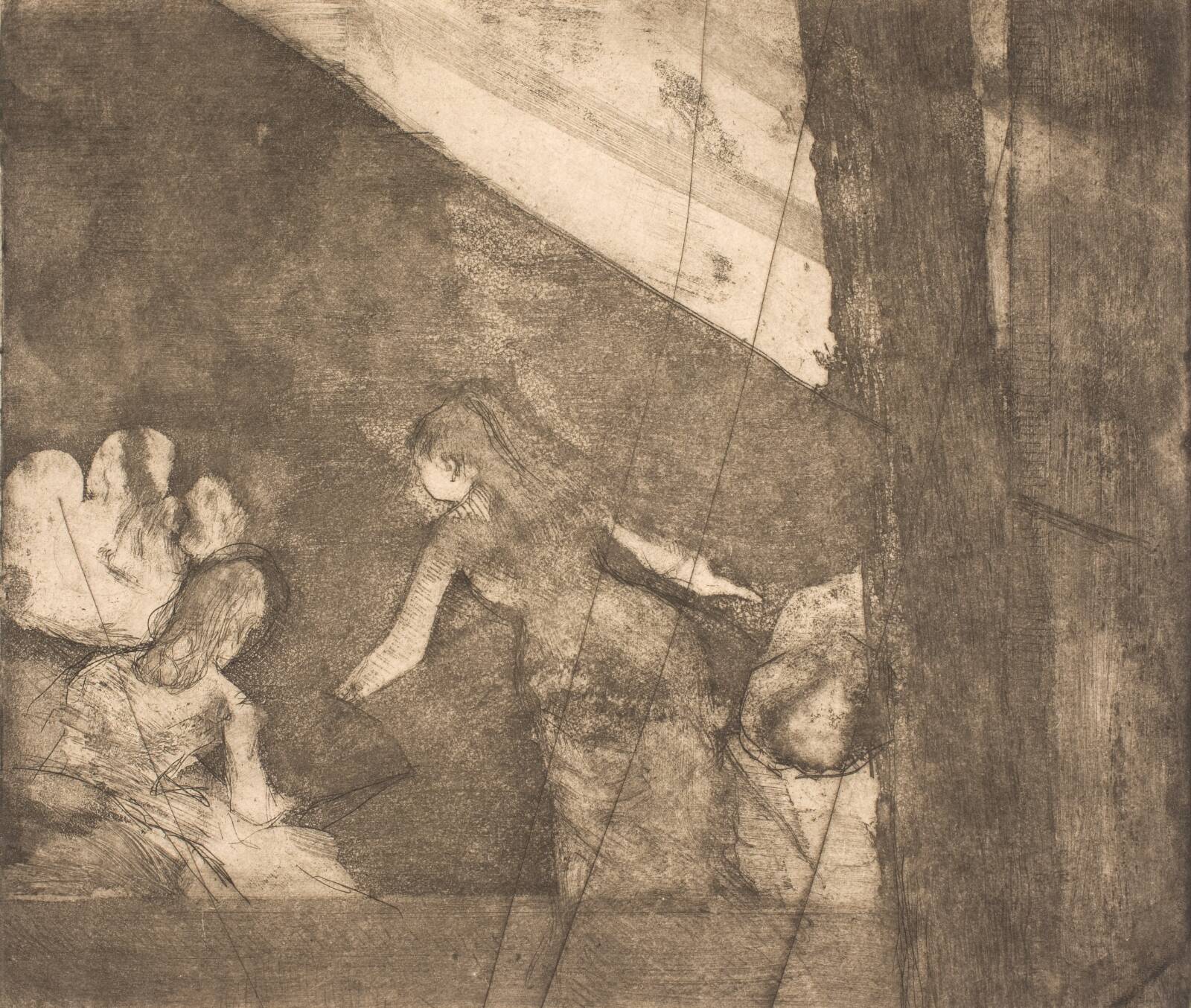 Aux Ambassadeurs, Edgar Degas, 1873-1876