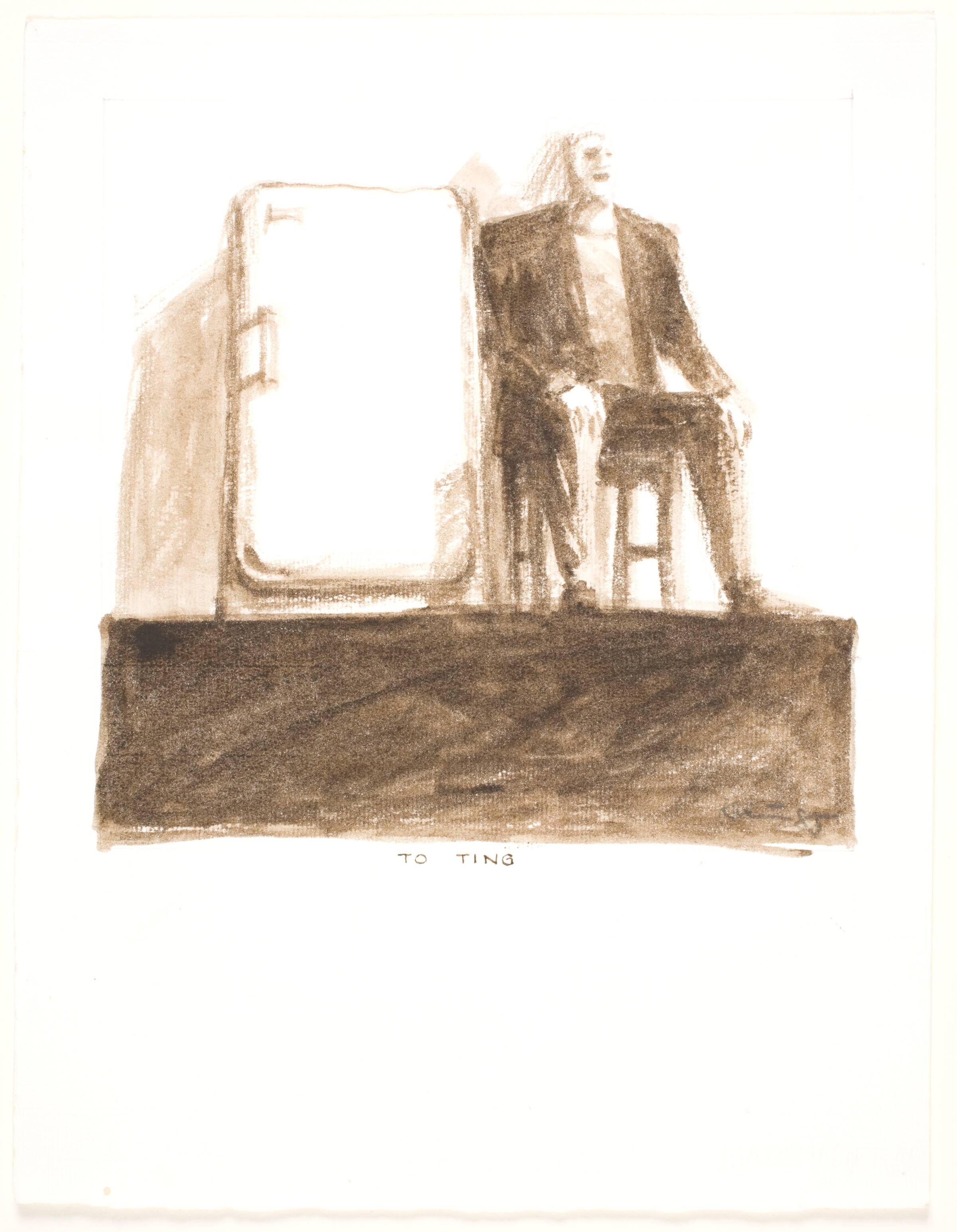 "To ting", Michael Kvium, 1985
