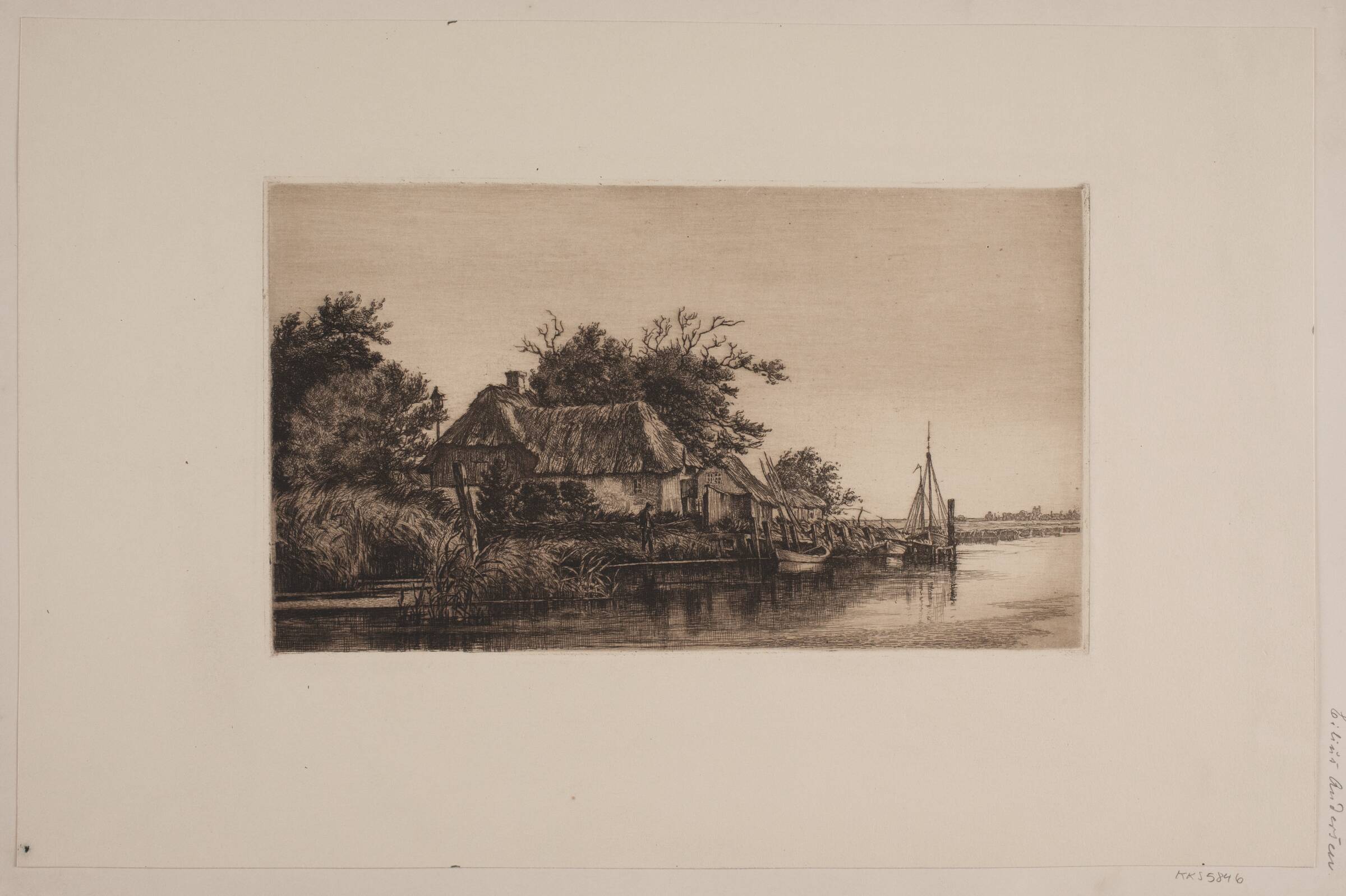 Flodlandskab, Andersen, Cilius, 1865-1913