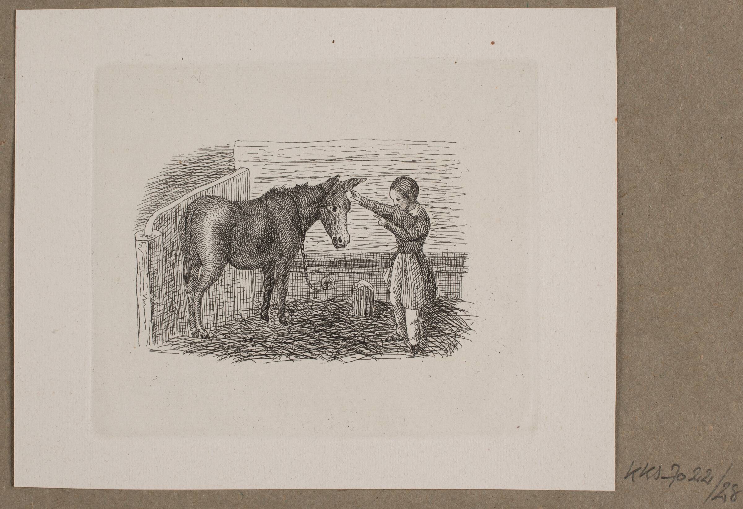 Illustration til O. Specter, "Fabler for Børn", Vilhelm Kyhn, 1838