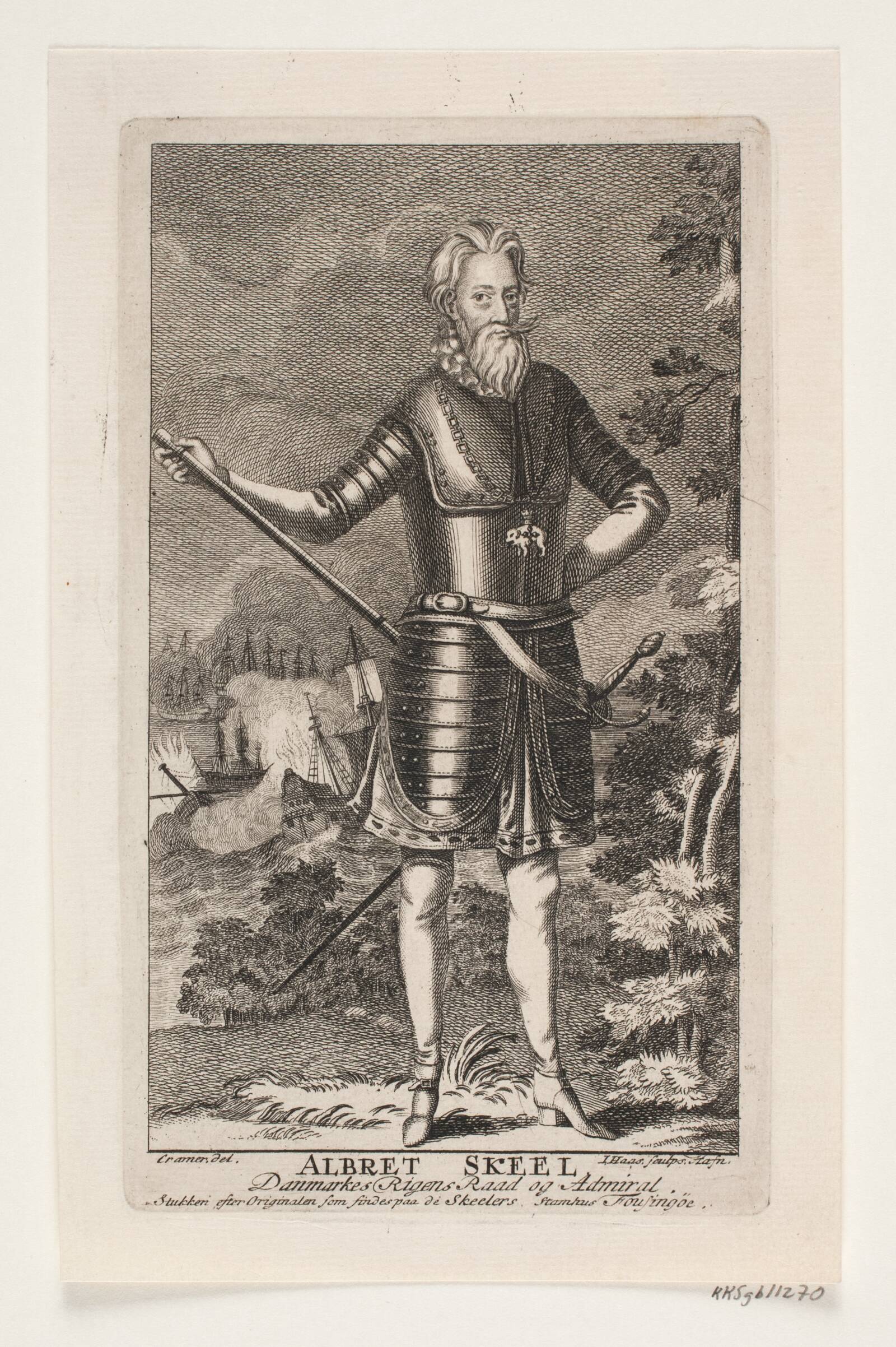 Albert Skeel til Fusingø, Йонас Хаас, 1753-1754
