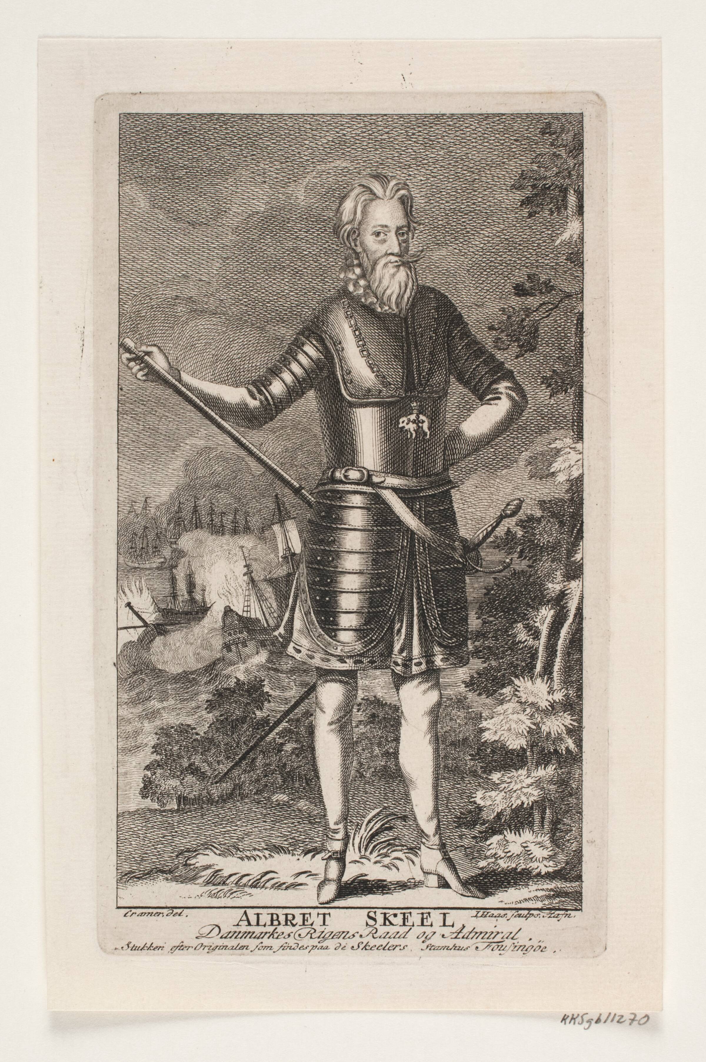 Albert Skeel til Fusingø, Jonas Haas, 1753-1754
