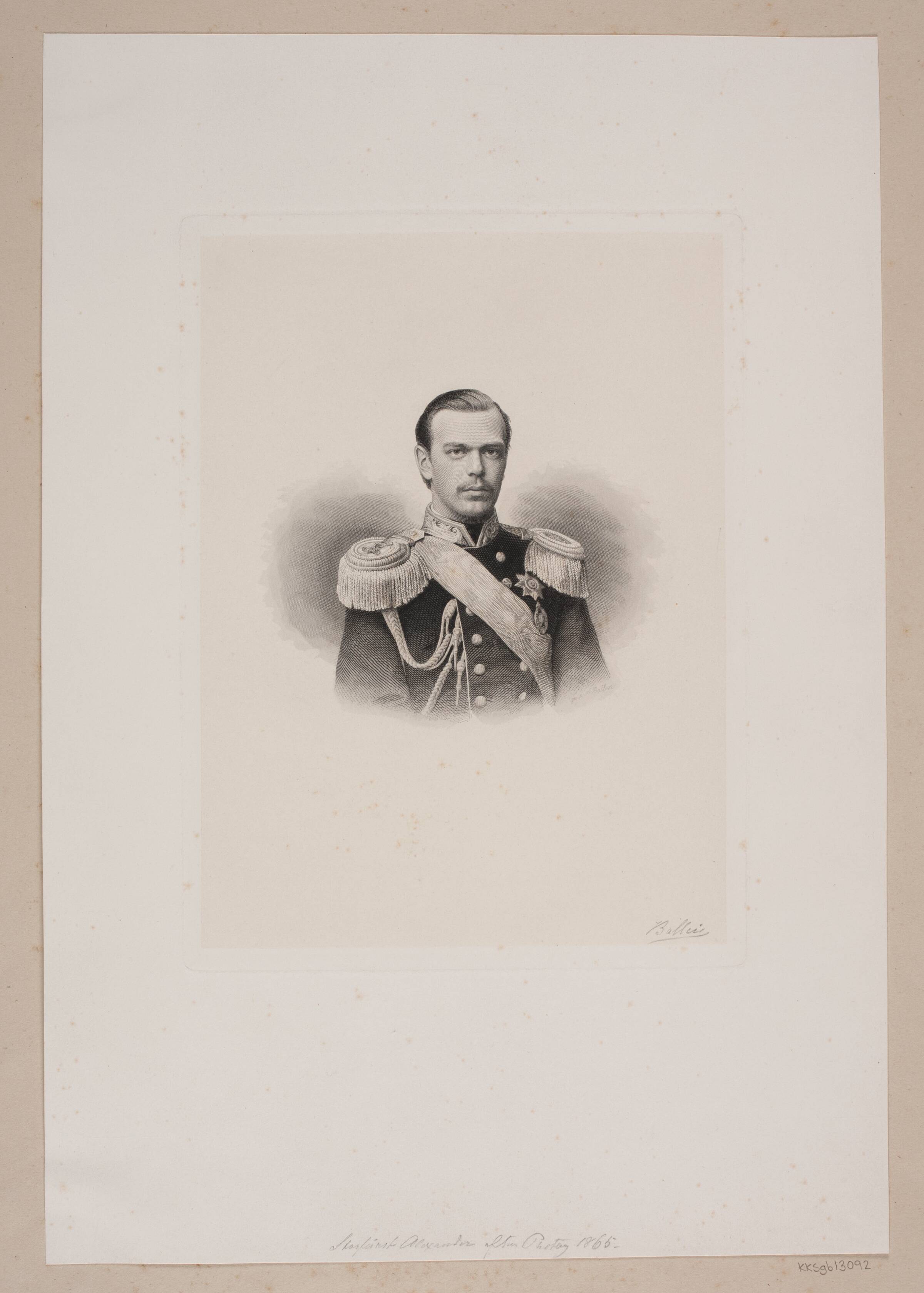 Storfyrst Alexander, Joel Ballin, 1863