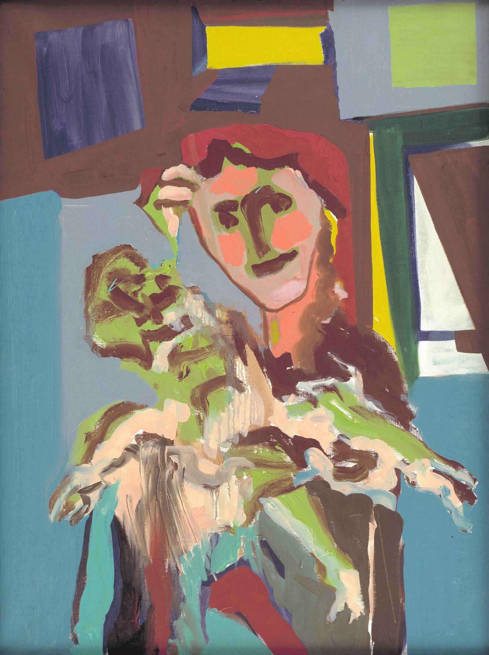 Mor med barn, Richard Mortensen, 1966