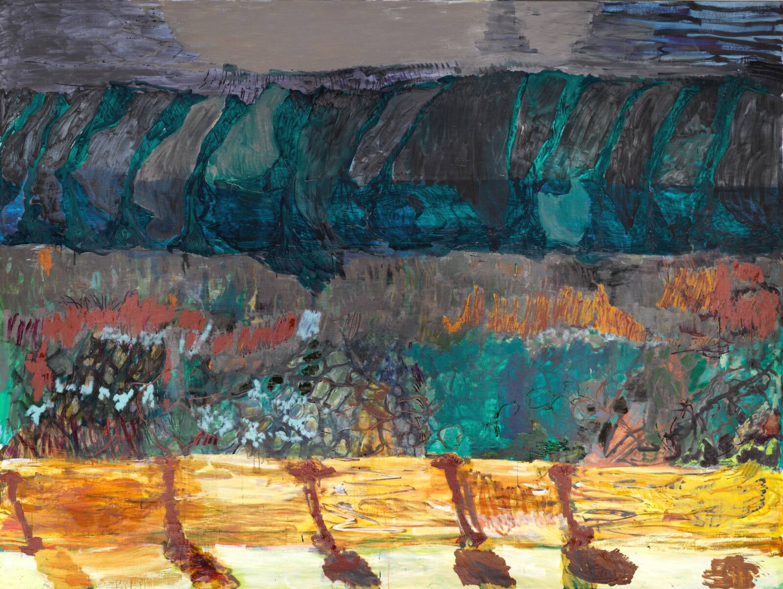 Uden titel, Per Kirkeby, 2004
