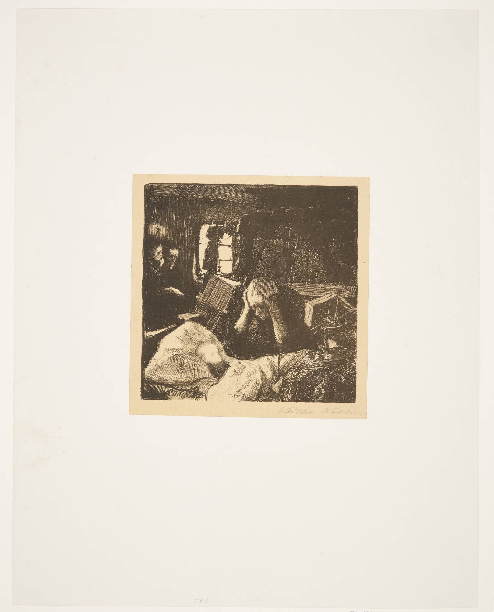 Ein Weberaufstand - Not, Käthe Kollwitz, 1897-1898