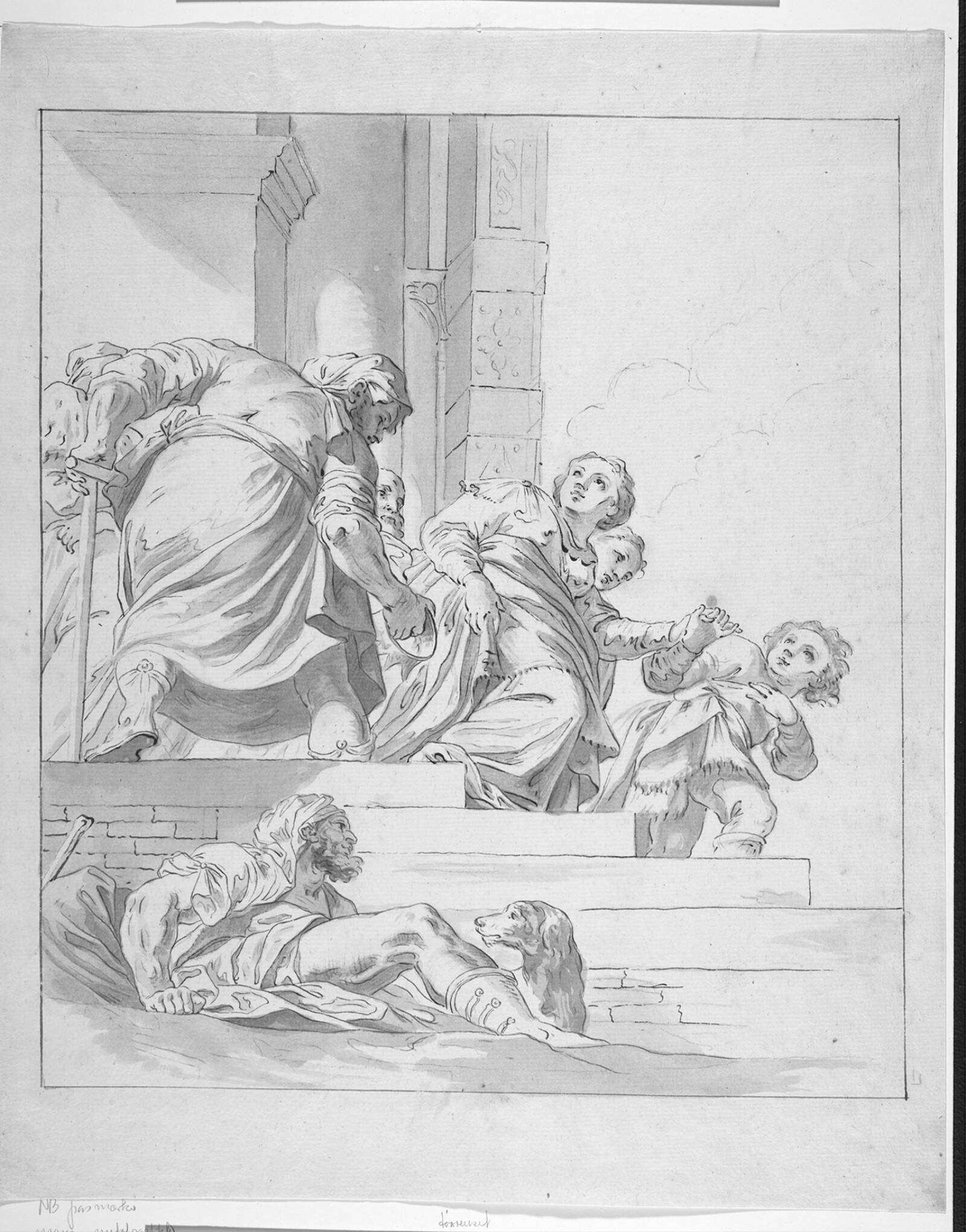 Forstødelsen af dronning Vashti, Ubekendt, 1700-1799