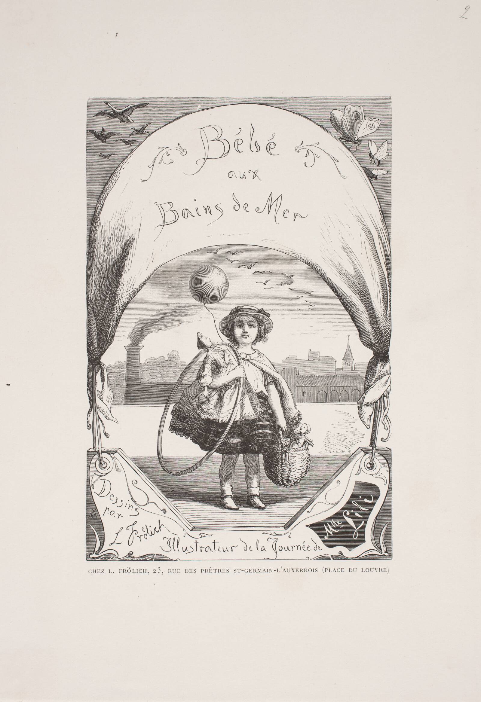Titelbillede, Lorenz Frølich, 1863