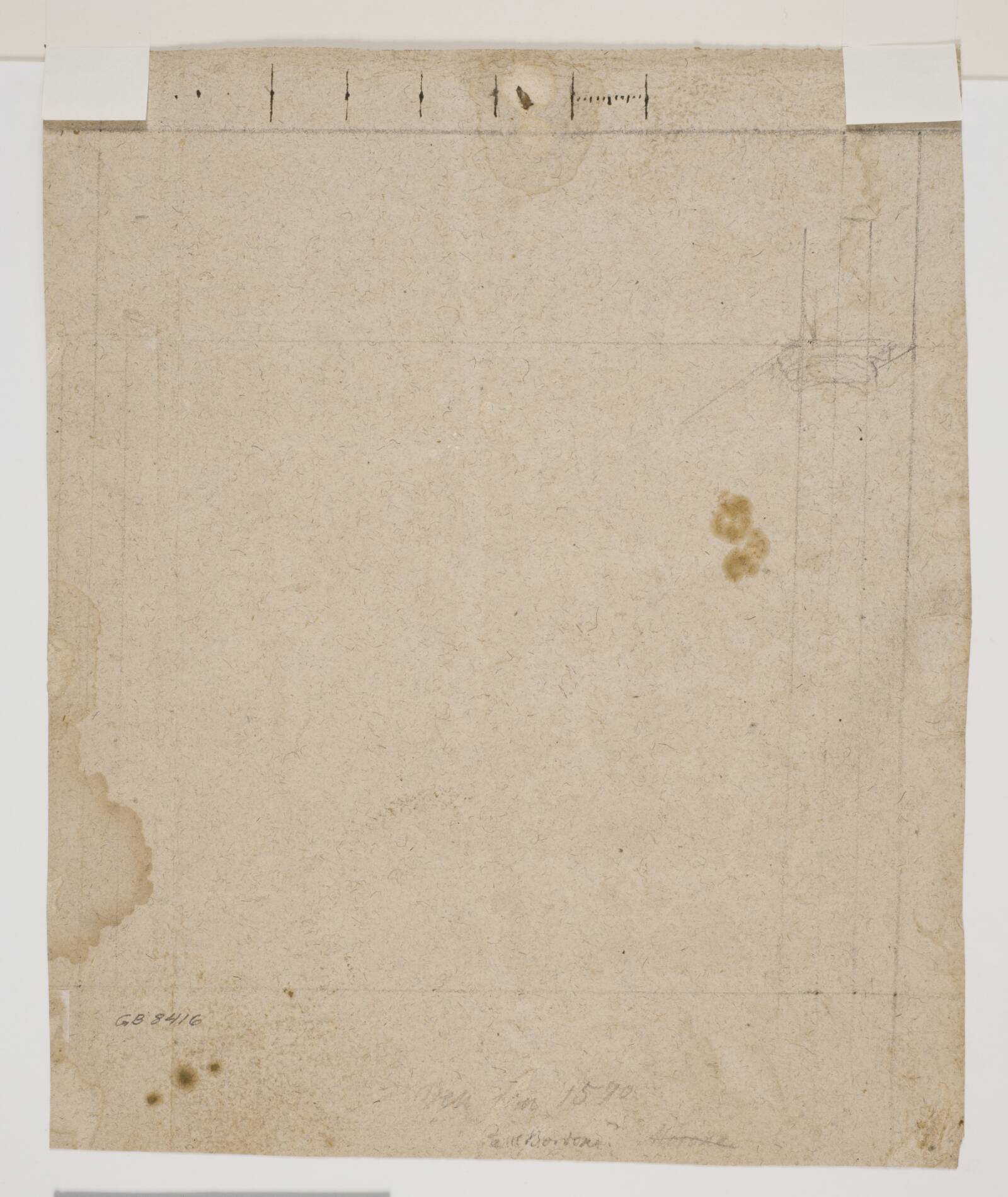 En søjle, målestok, Ubekendt, 1556-1629