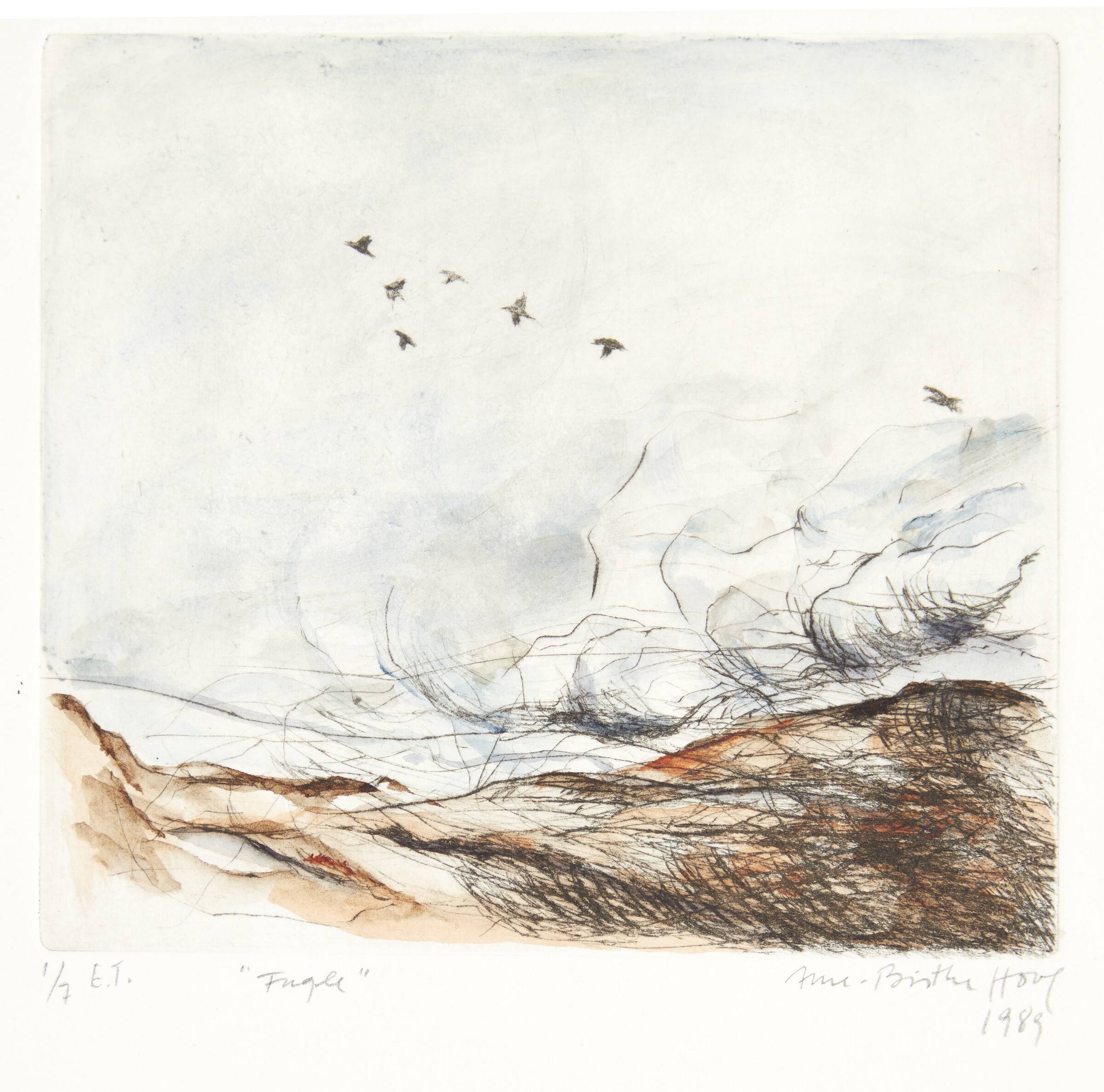 "Fugle", Anne-Birthe Hove, 1989