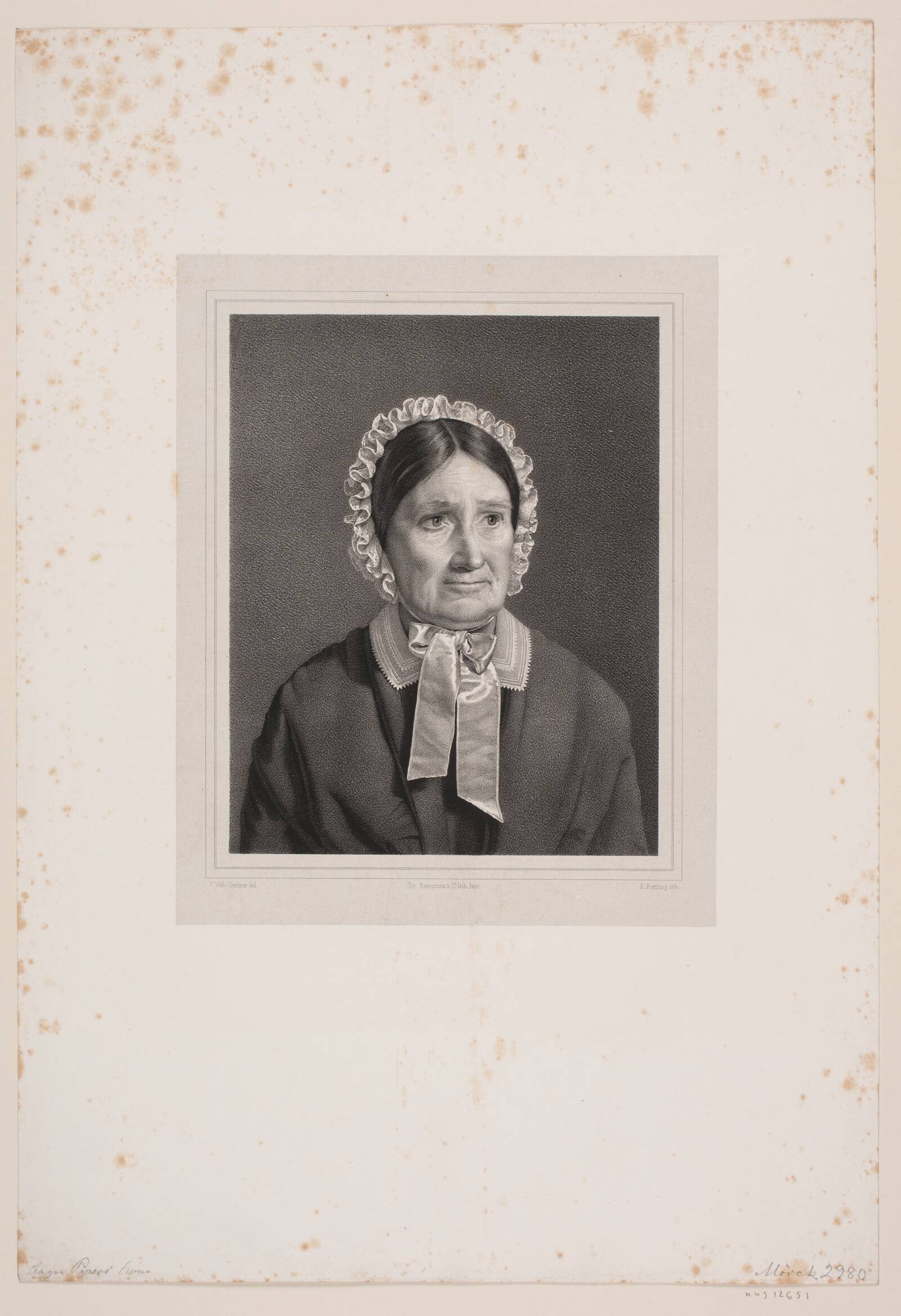 Karen Piper, Edvard Fortling, 1855