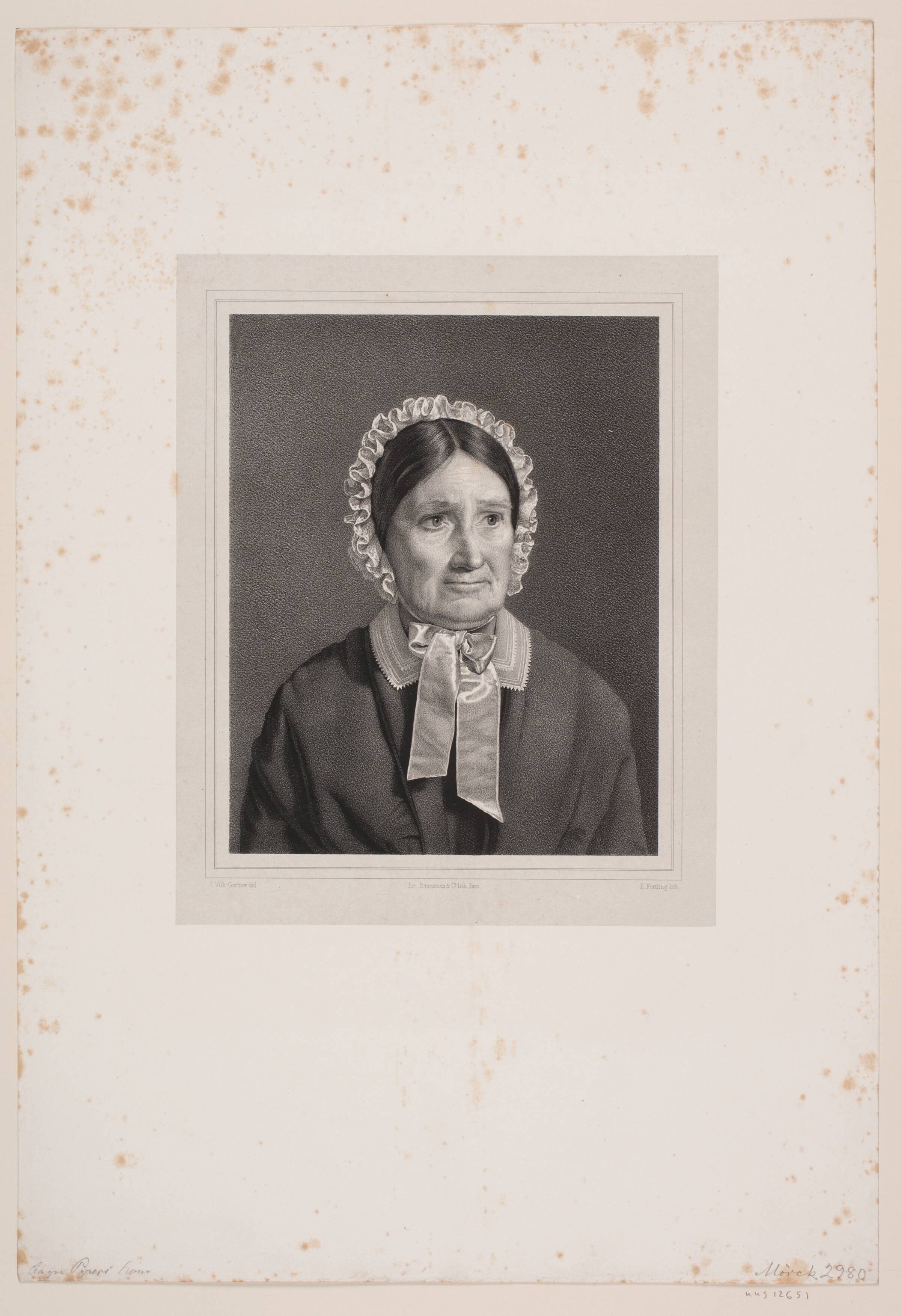 Karen Piper, Edvard Fortling, 1855