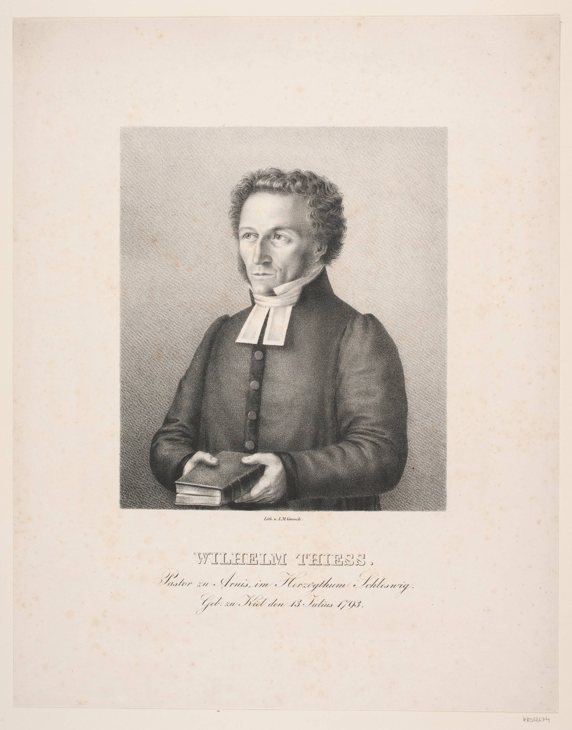 Sognepræst Wilhelm Thiess, Johann Martin Graack, 1816-1866