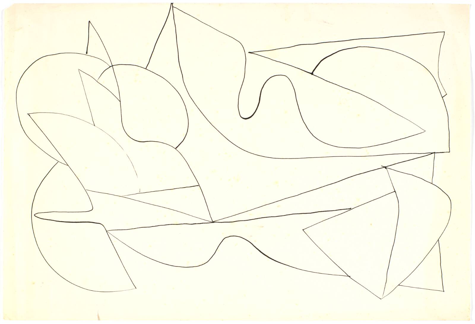Botanisk-geometrisk figuration, Richard Mortensen, 1938-1940