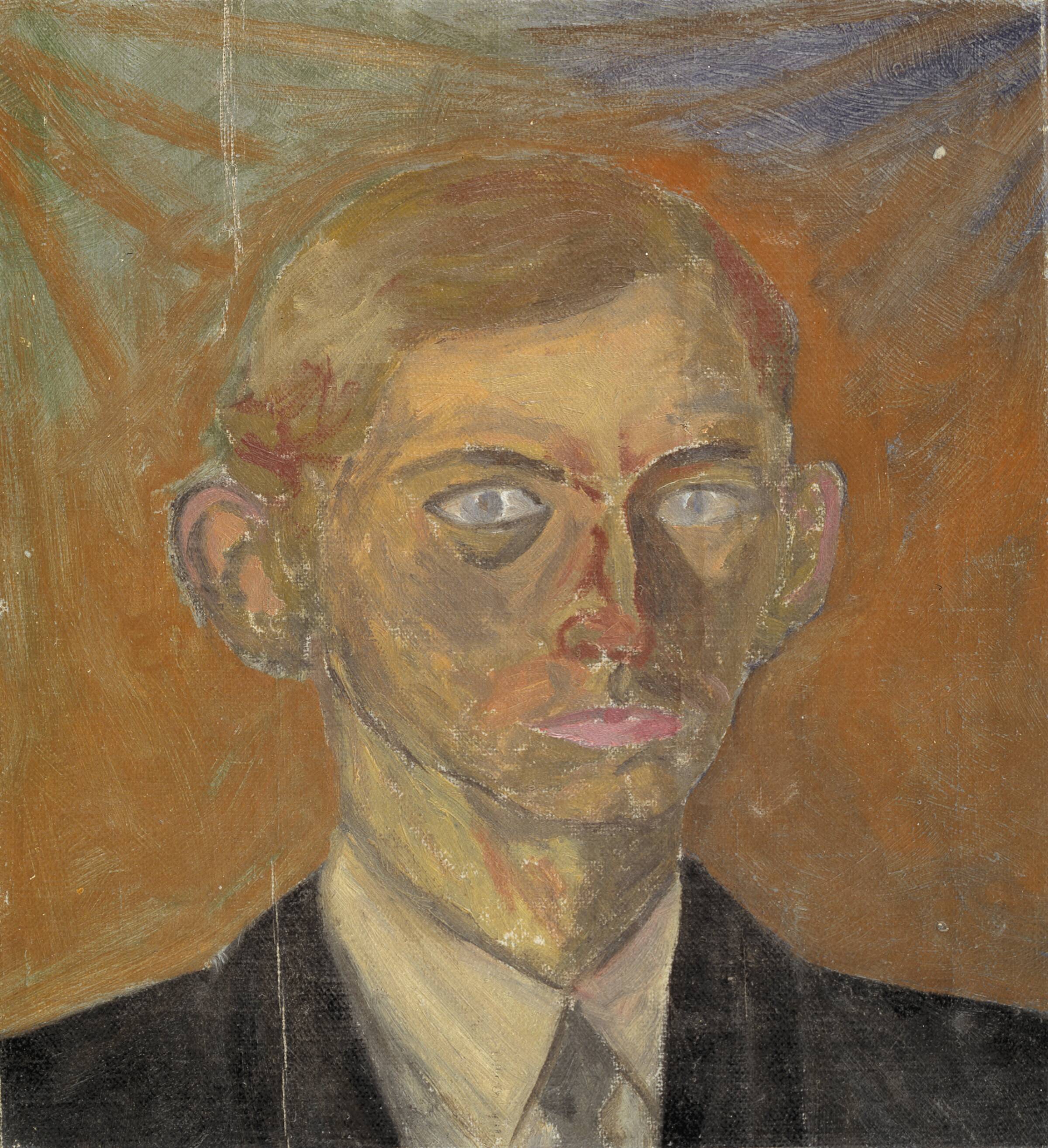 Selvportræt, Richard Mortensen, 1927-1928