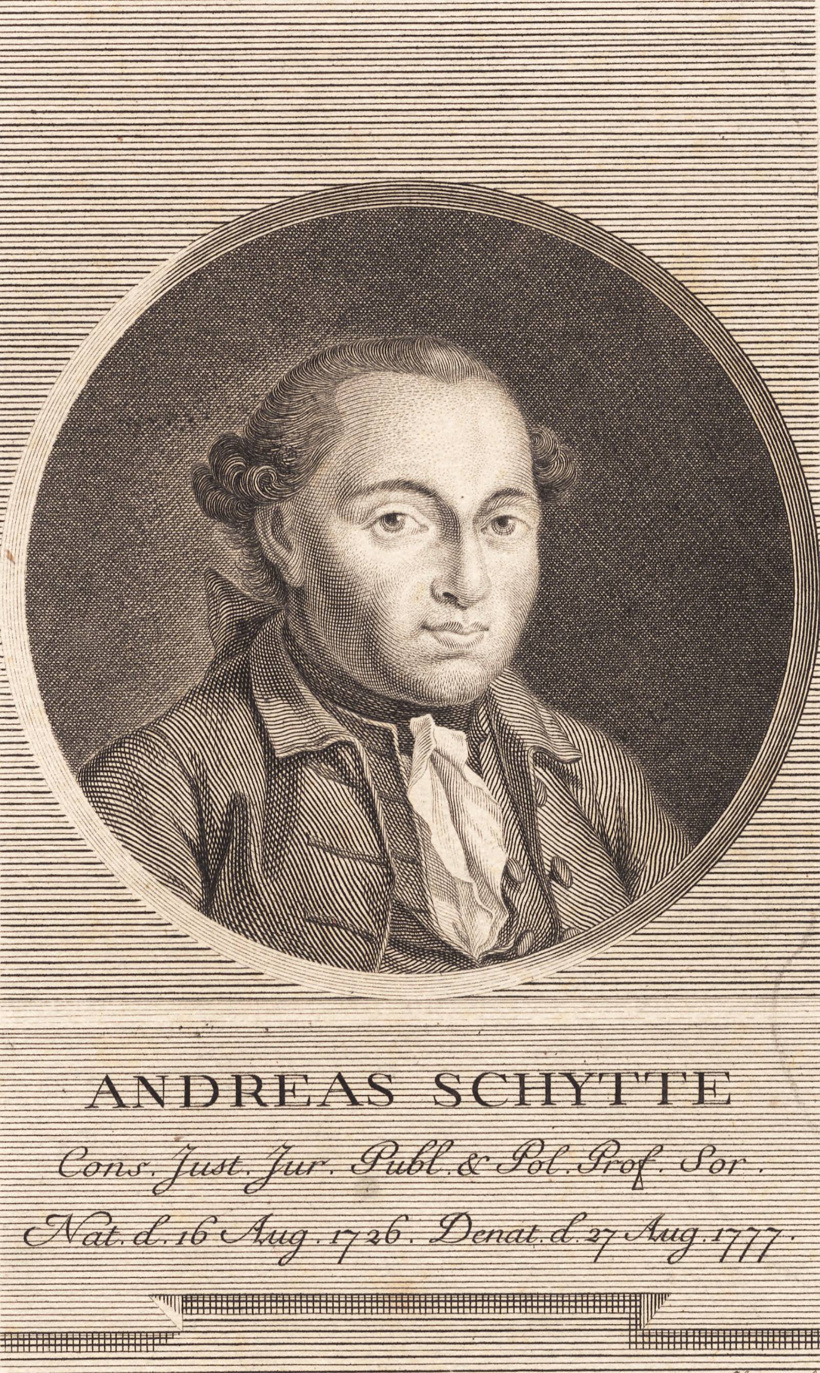 Professor Andreas Schytte, J.F. Clemens, 1779