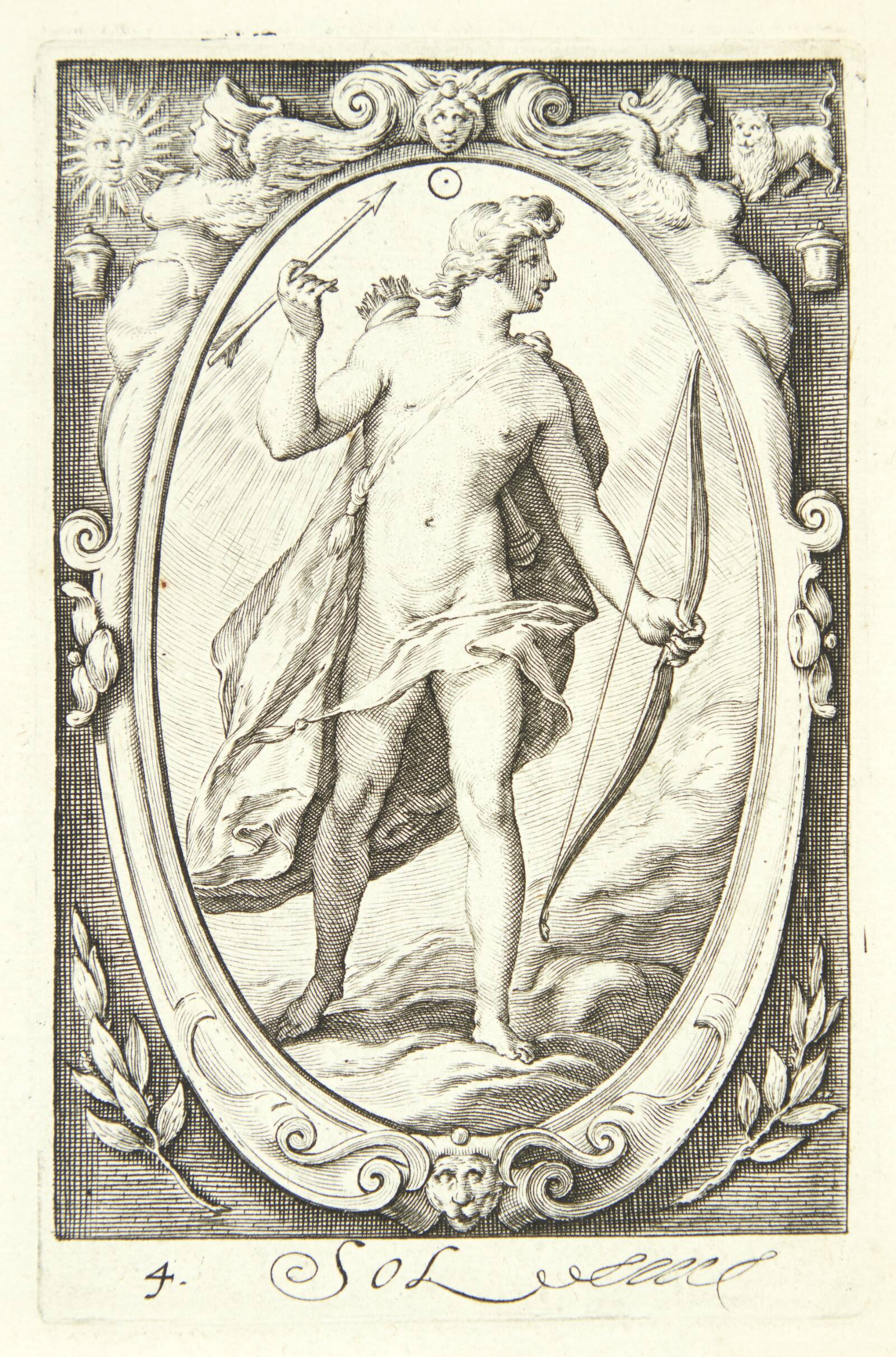 Sol, Jacob Matham, 1597