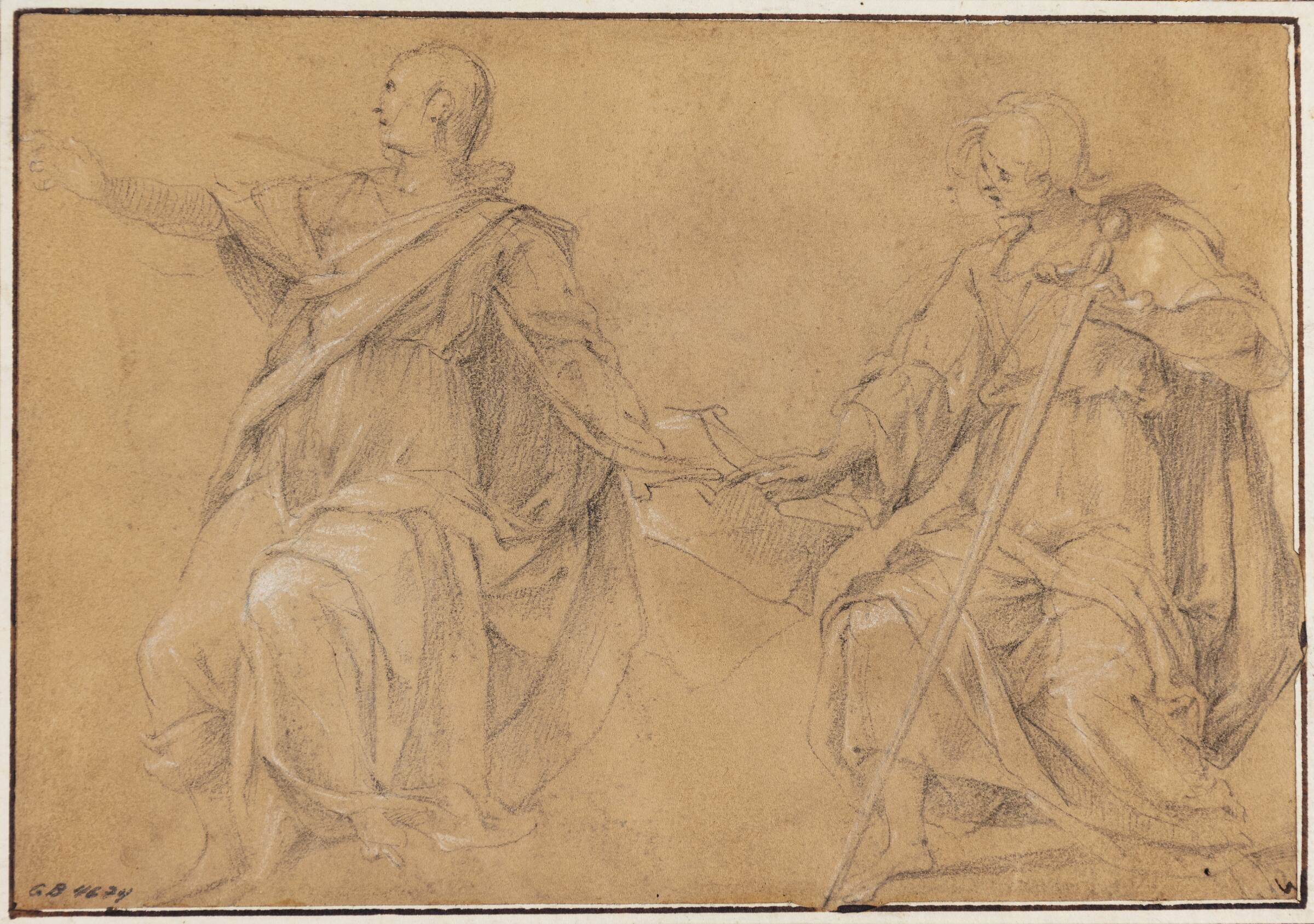 Skt. Jakob den Store (?) og evangelisten Johannes, Filippo Paladini, 1544-1615