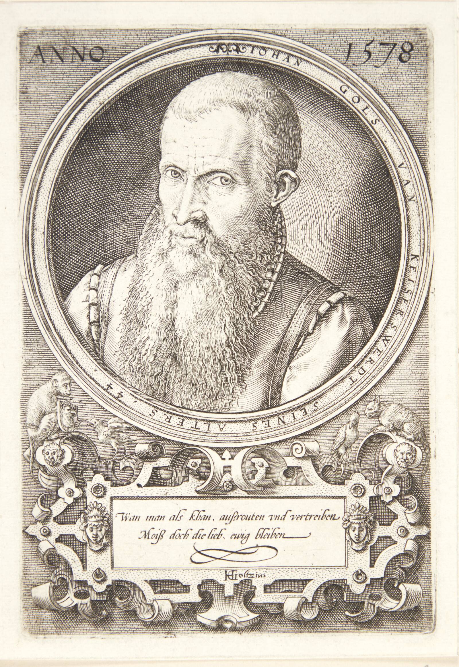 Jan Goltz II, Hendrick Goltzius, 1578