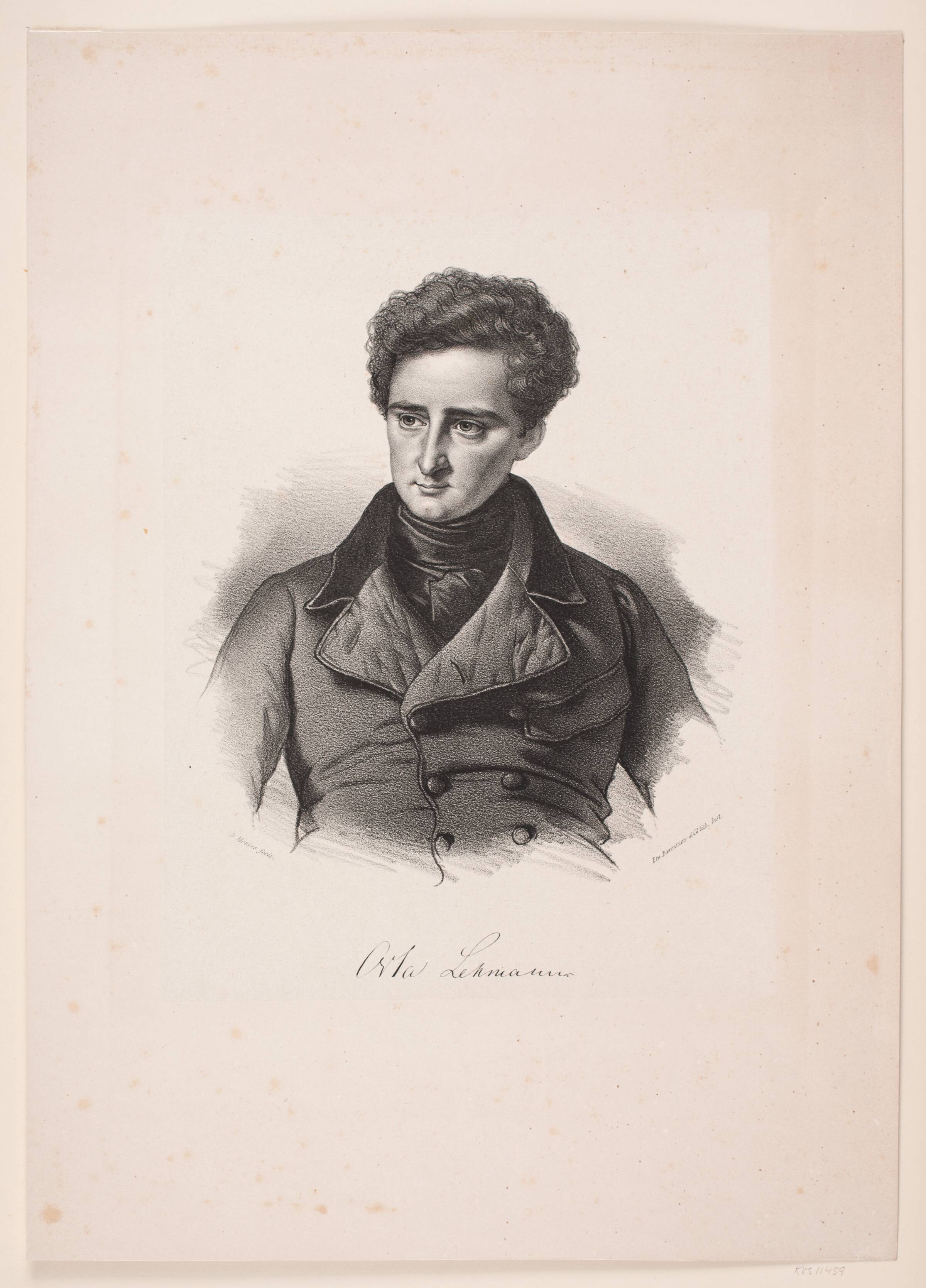 Orla Lehmann, David Monies, 1840