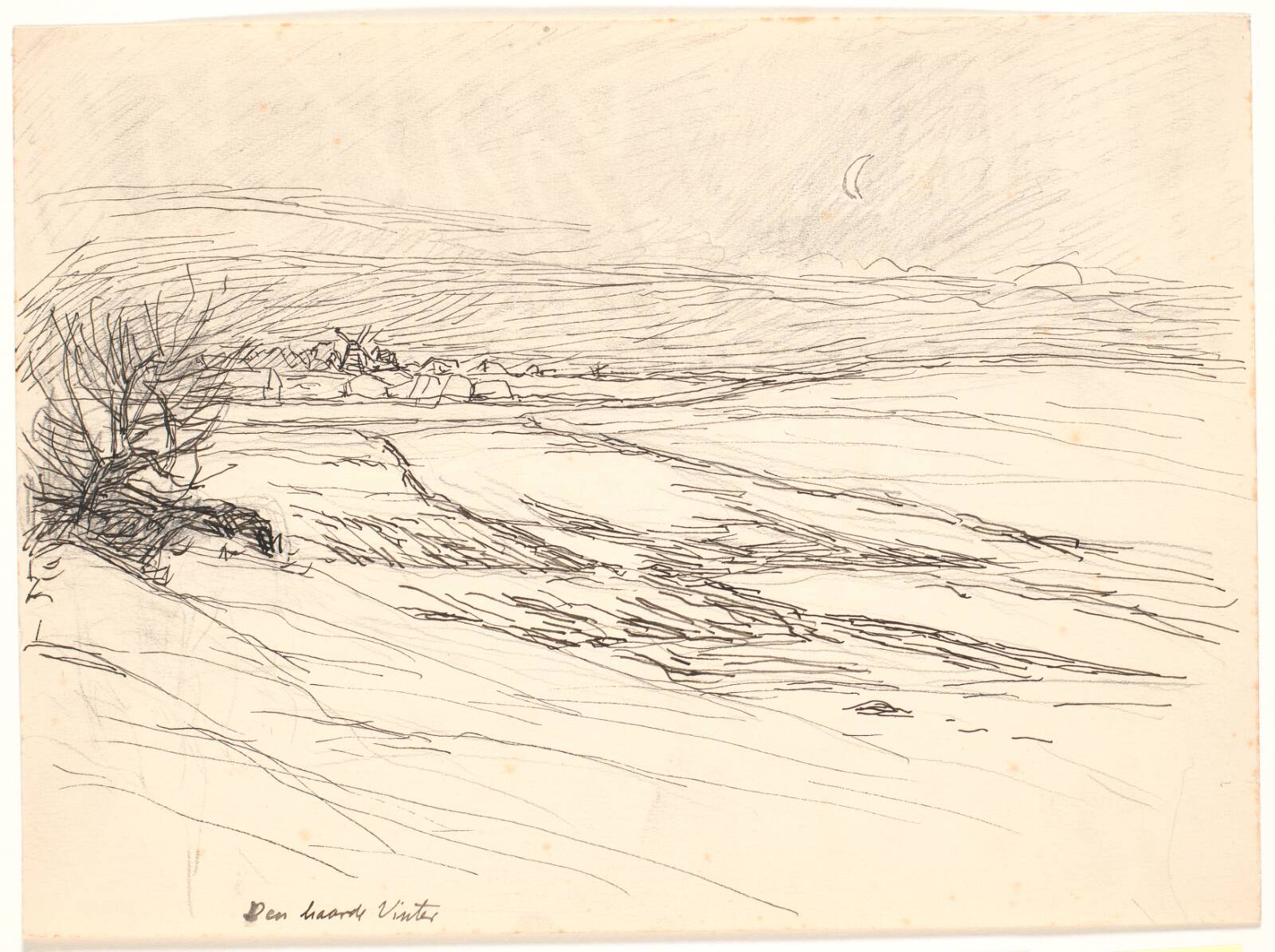 Den haarde Vinter, Fritz Syberg, 1928