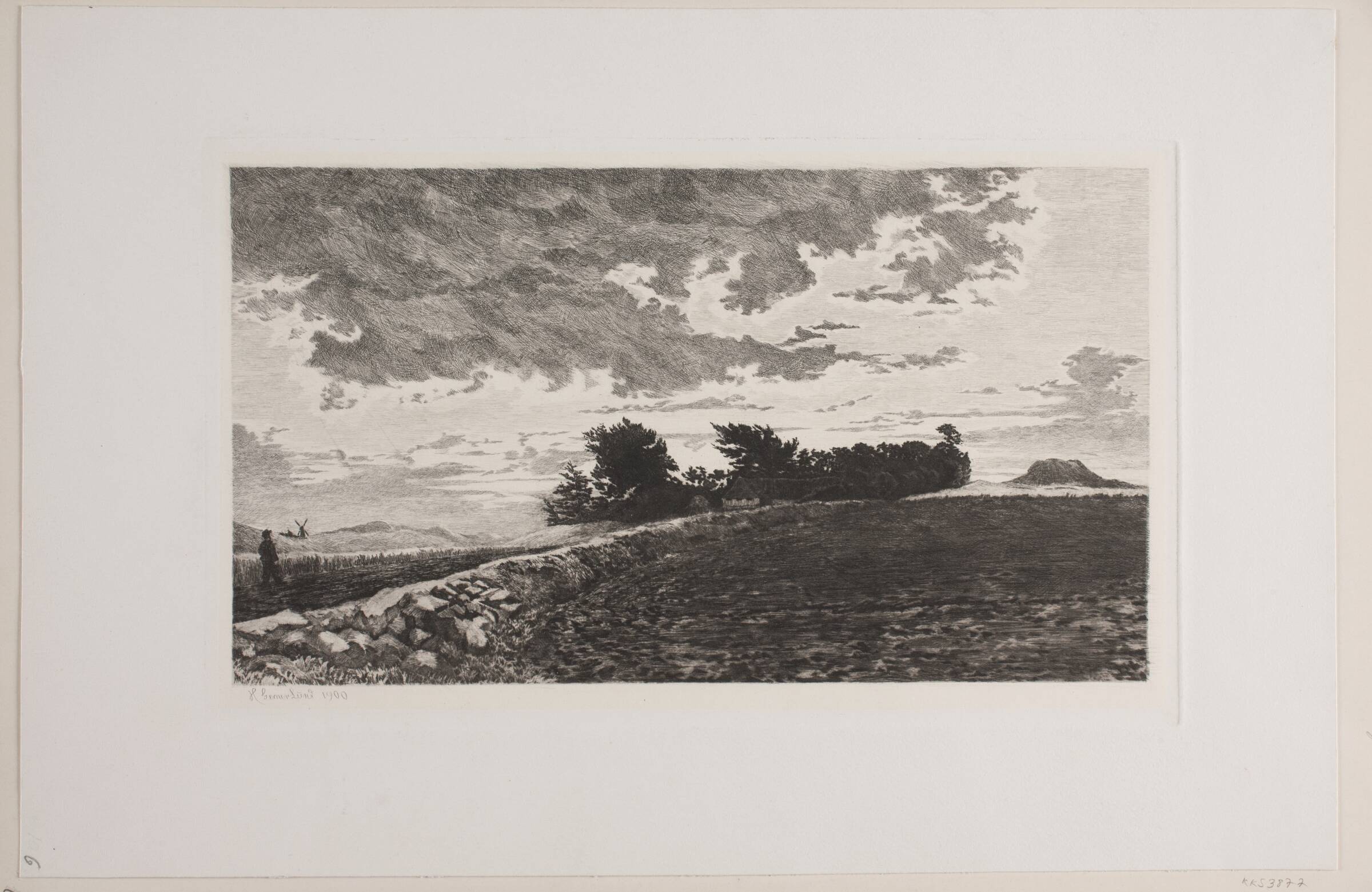 Aften efter uvejr, H. Gerner Lund, 1900