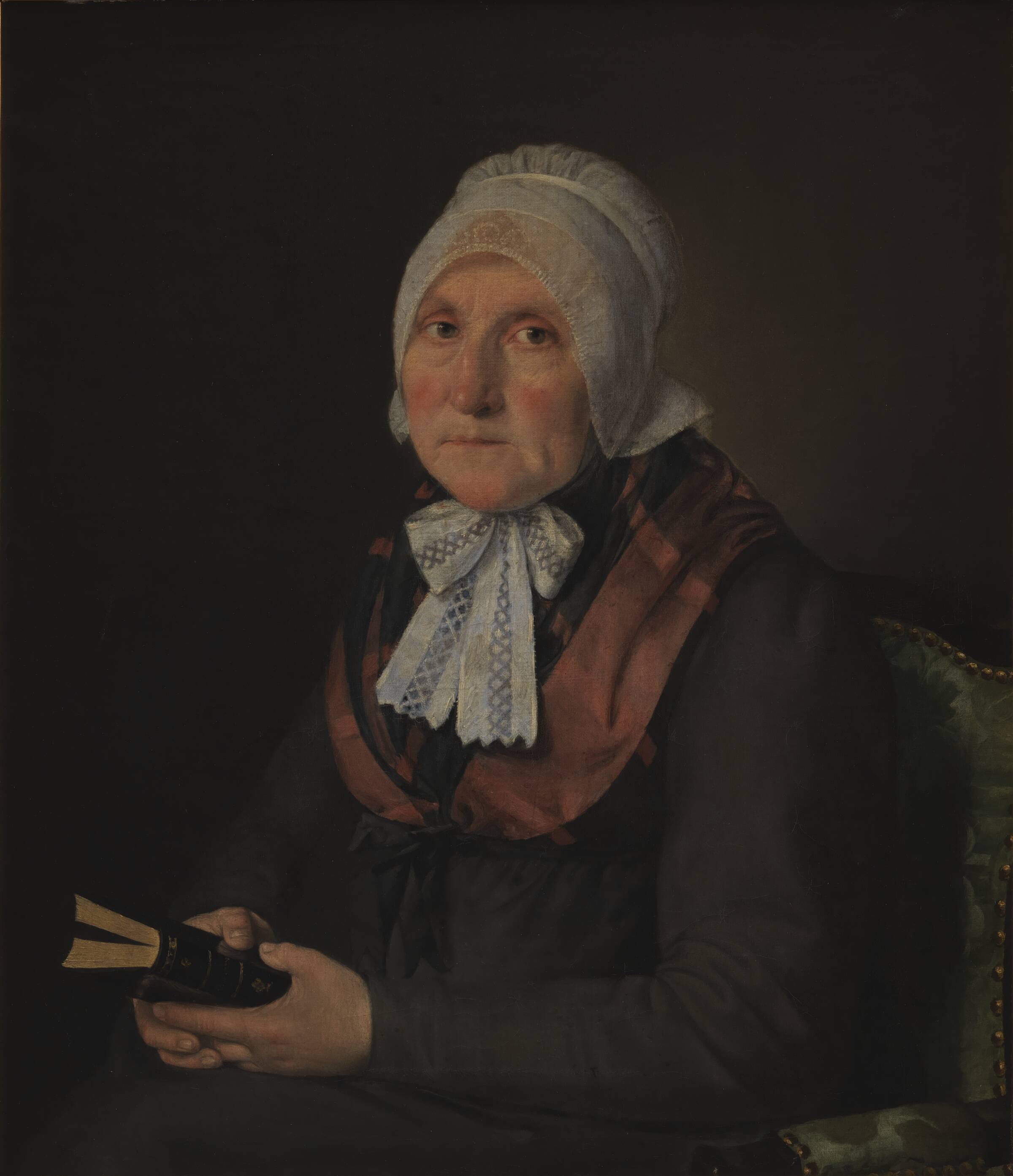 Maria Magdalena Jensen, f. Jessen, kunstnerens moder, C.A. Jensen, 1821-1822