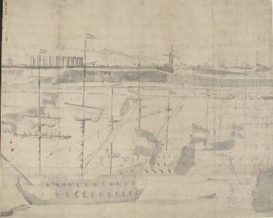Den hollandske flåde på Københavns Red 1658