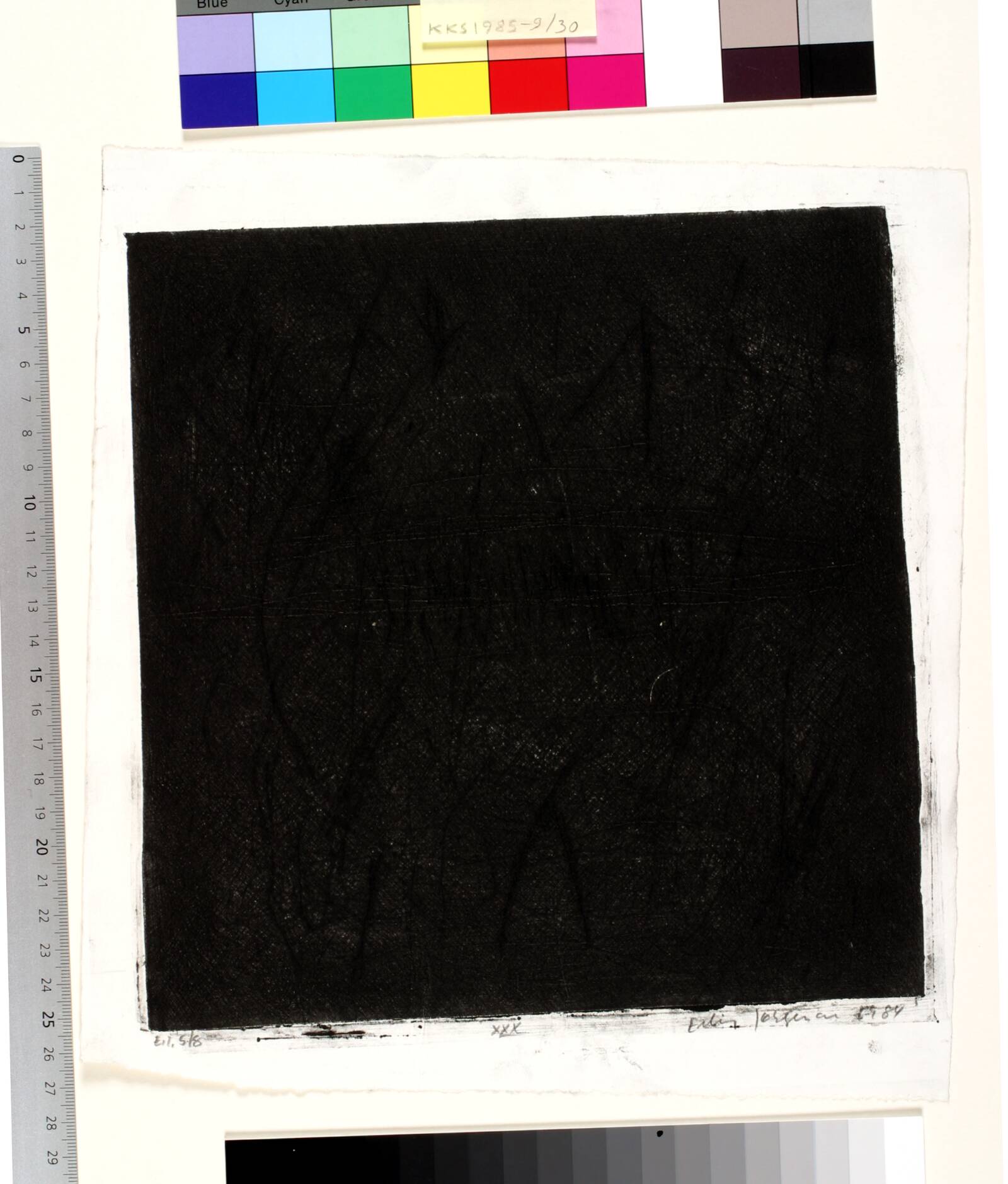 Dagbogsblad XXX, Erling Jørgensen, 1984