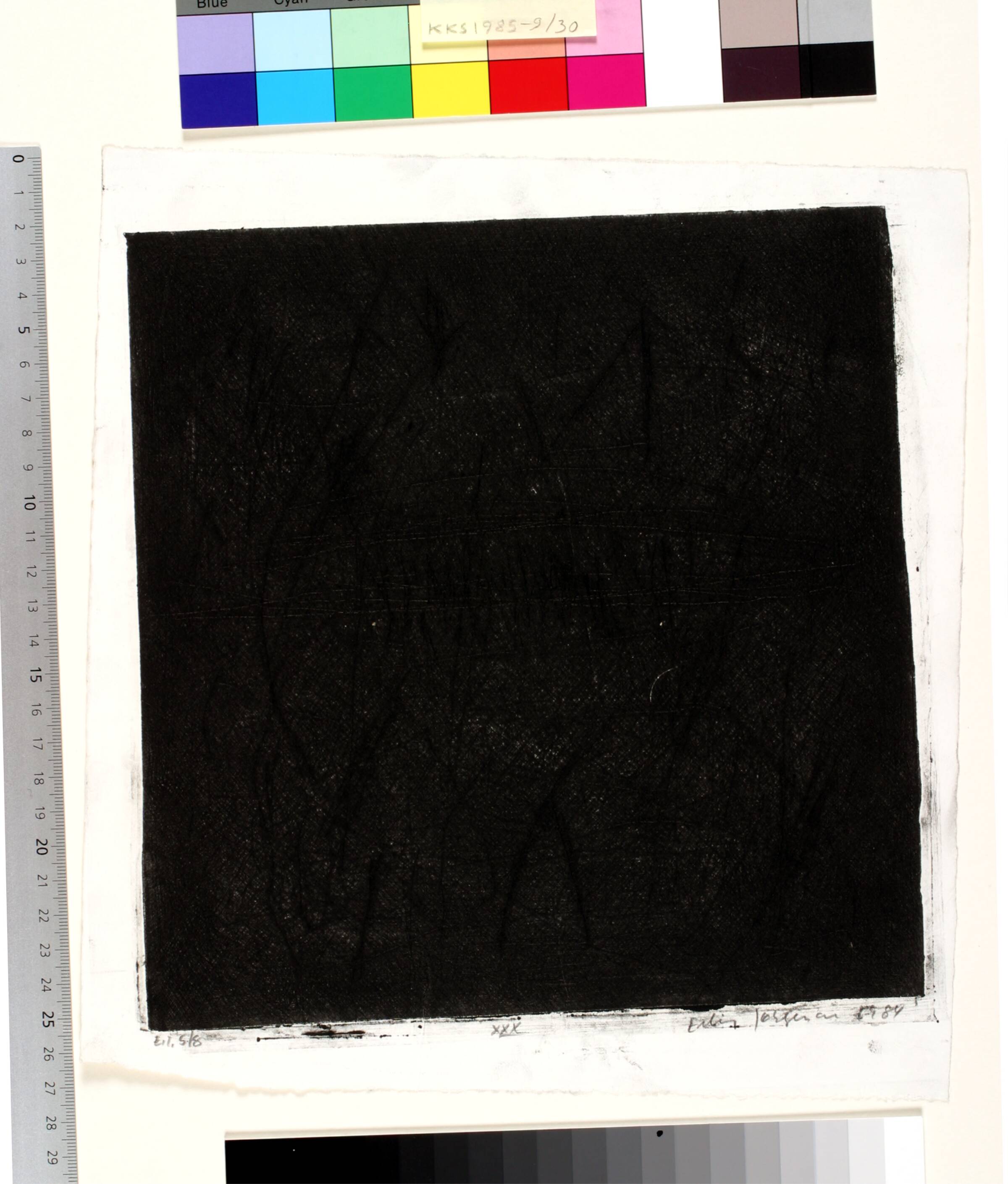 Dagbogsblad XXX, Erling Jørgensen, 1984
