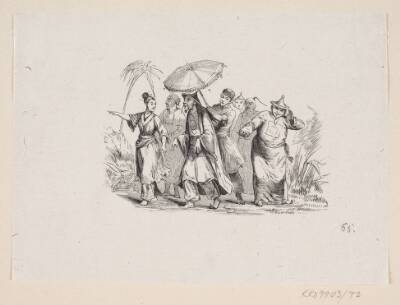 Illustration til "Nattergalen" i H.C. Andersen, "Eventyr og Historier", Bind 1