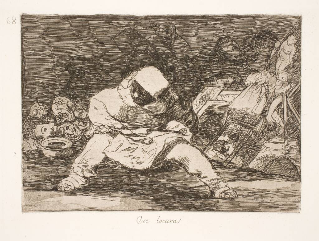 Hvilket vanvid! (68), Francisco de Goya, 1810-1820