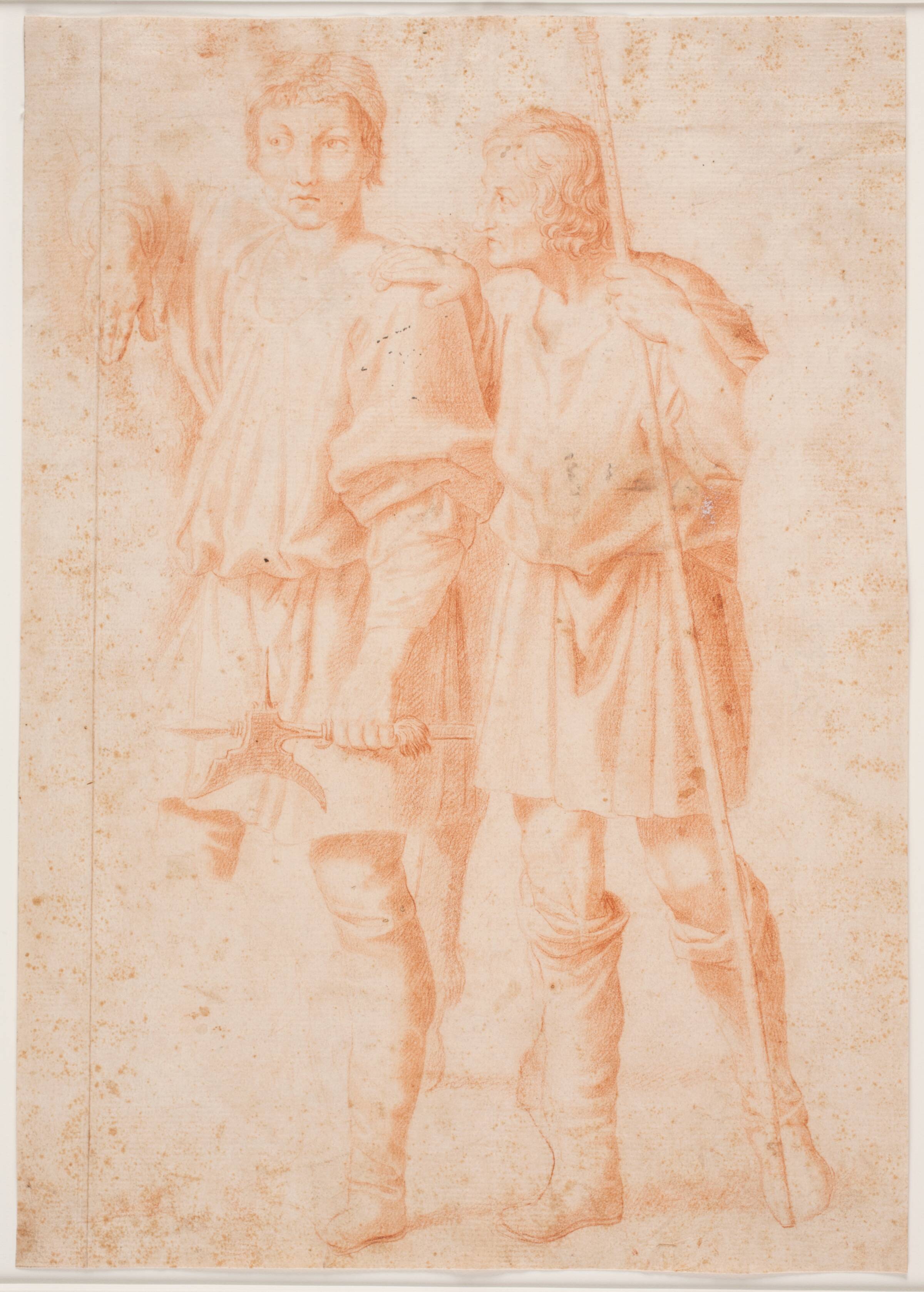 Studie efter Rafael, Hendrik Krock, 1686-1738