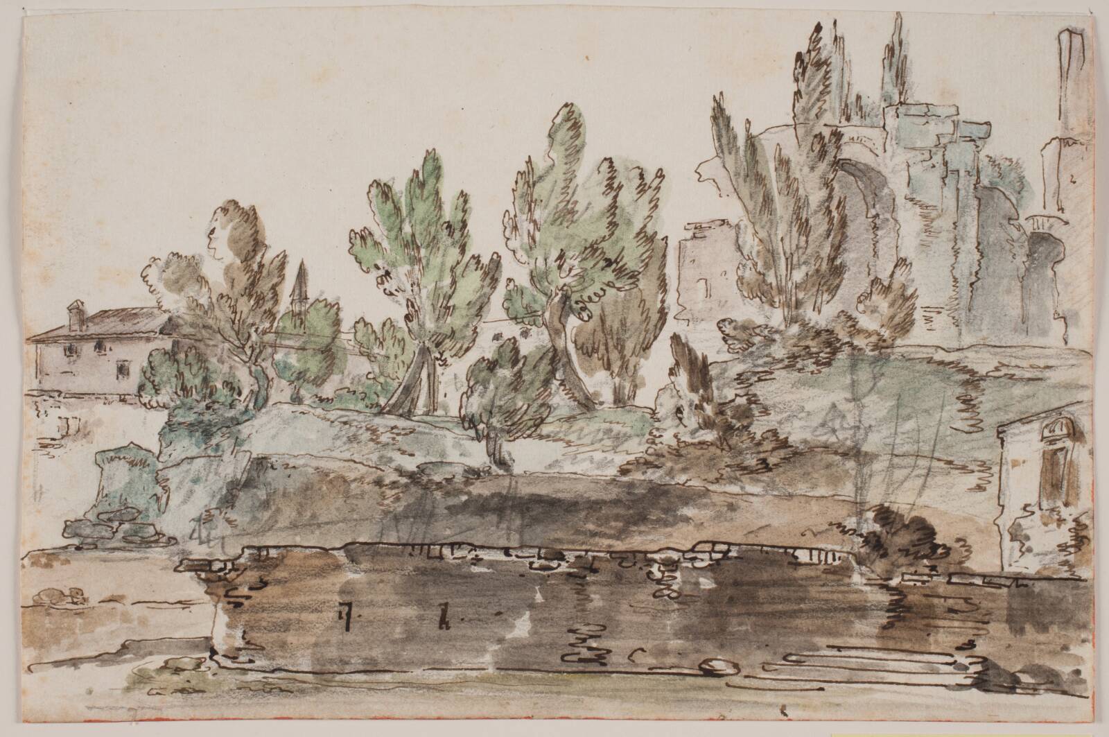 "Romersk" prospekt, Jens Petersen Lund, 1730-1793