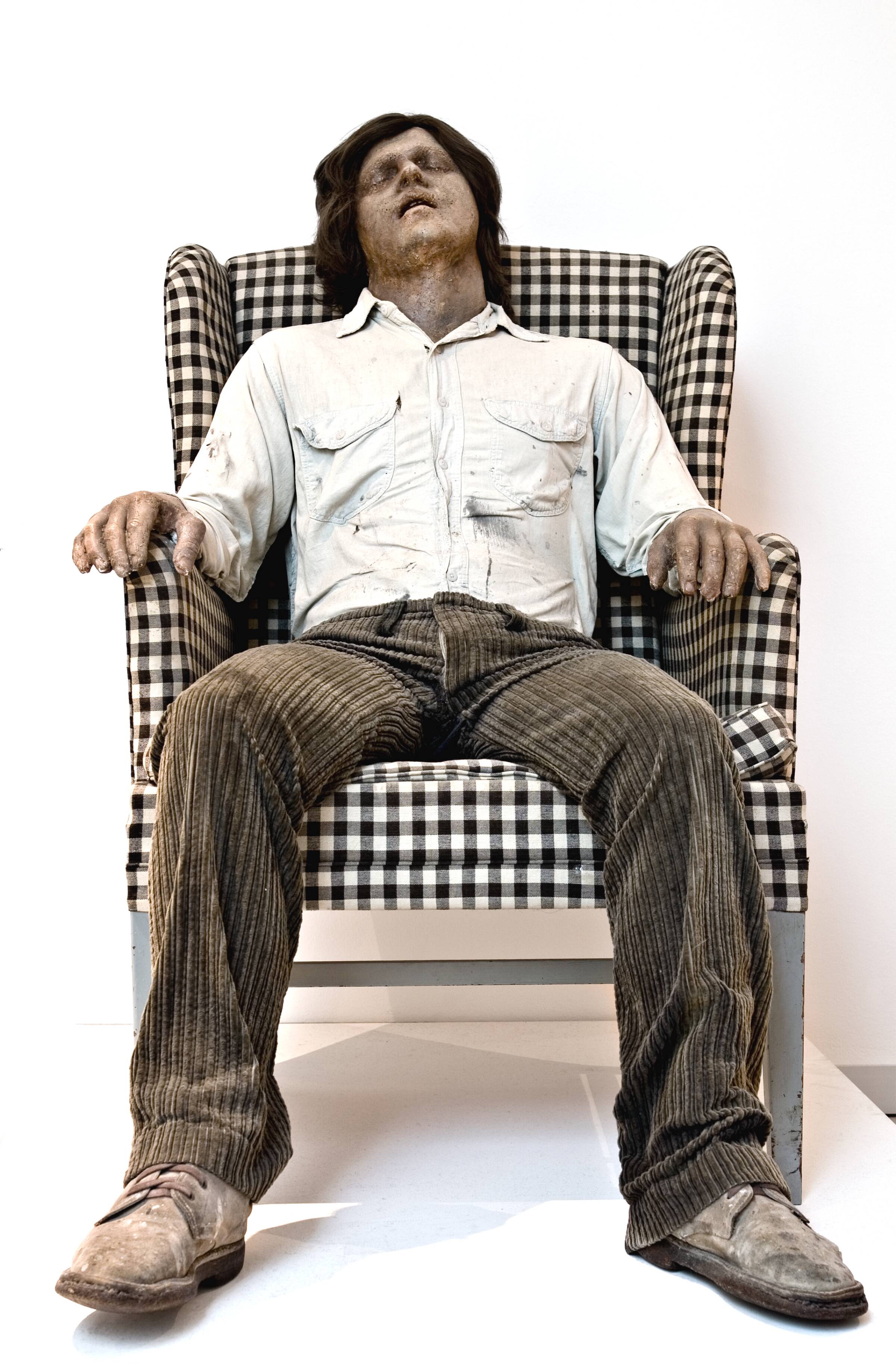 Sovende mand i en stol, Kurt Trampedach, 1976-1977
