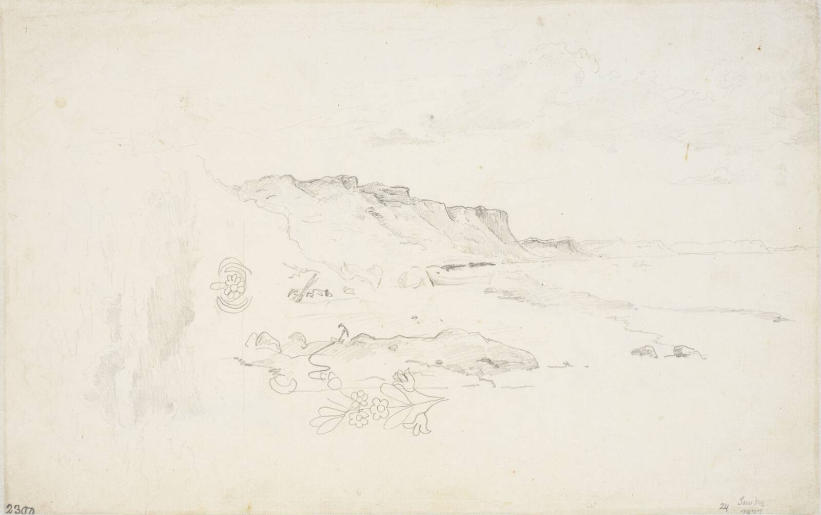 Kysten ved Bovbjerg, Dankvart Dreyer, 1843
