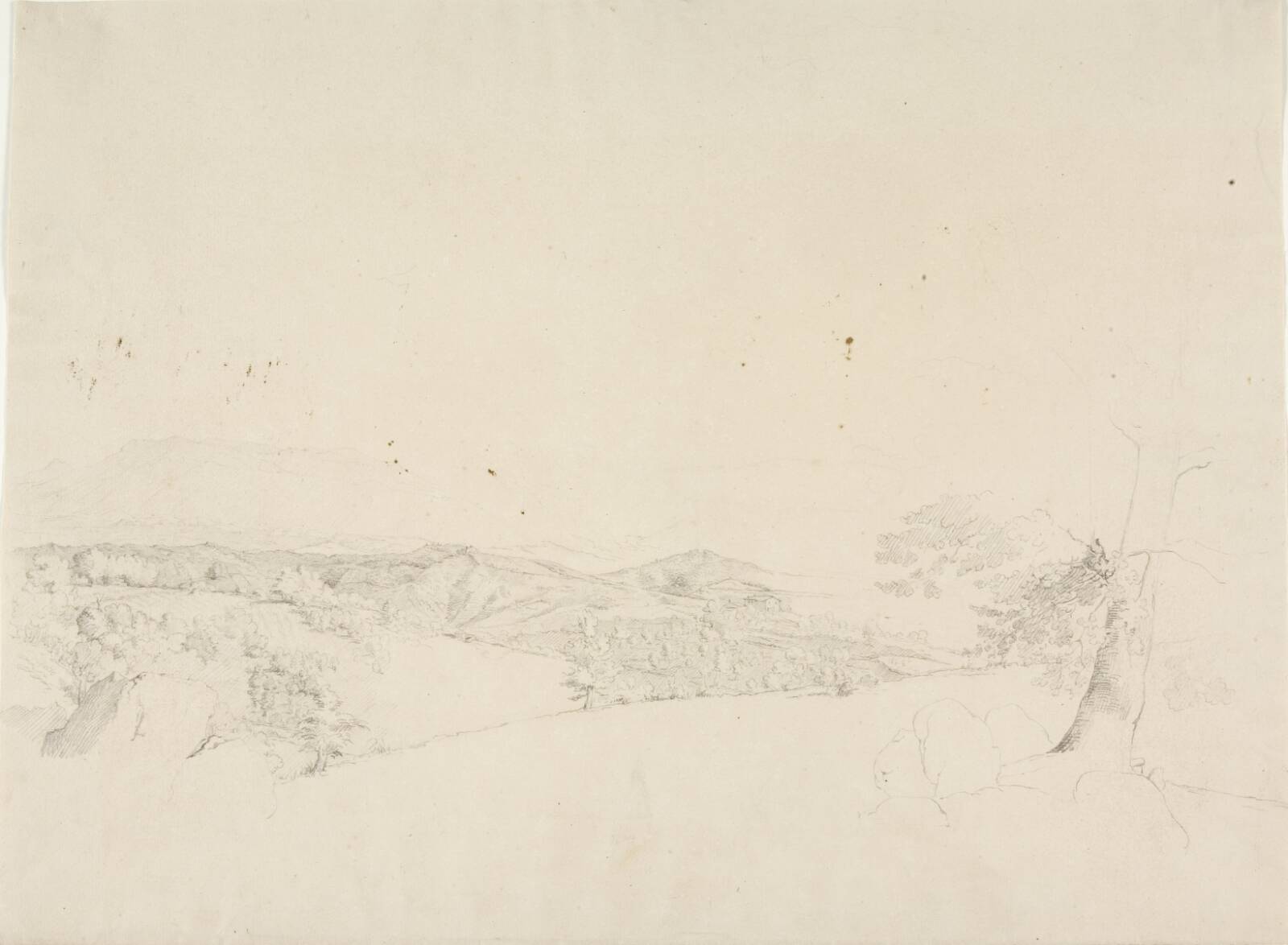 Parti fra Sabinerbjergene, Ditlev Blunck, 1798-1854