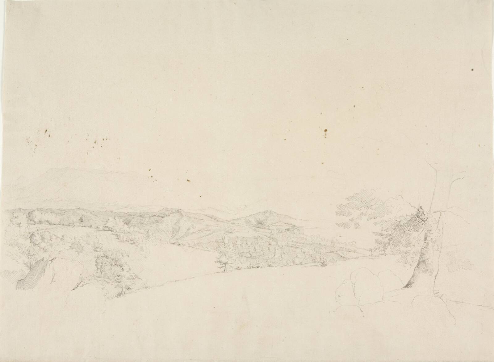 Parti fra Sabinerbjergene, by Ditlev Blunck, 1798-1854