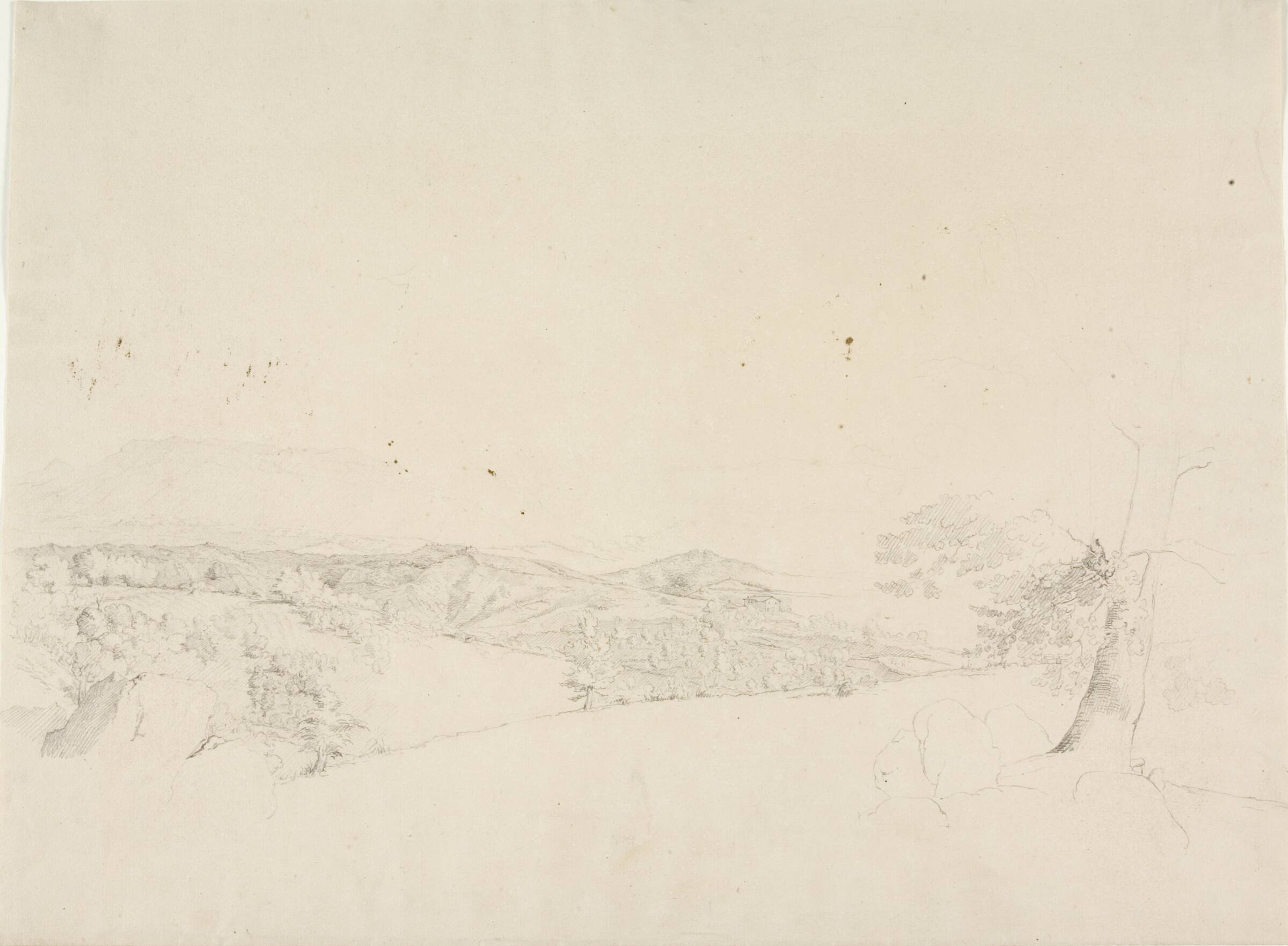 Parti fra Sabinerbjergene, Ditlev Blunck, 1798-1854