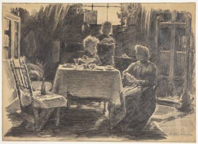 Eftermiddagste i kunstnerens atelier