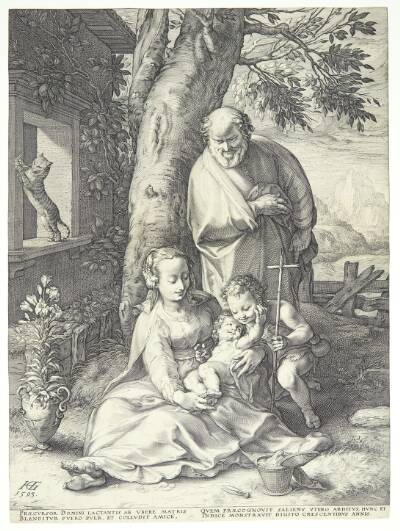 Den Hellige Familie og Johannes Døberen