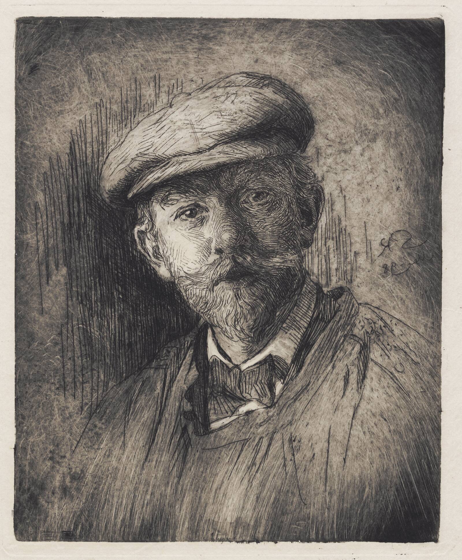 Selvportræt, P.S. Krøyer, 1898